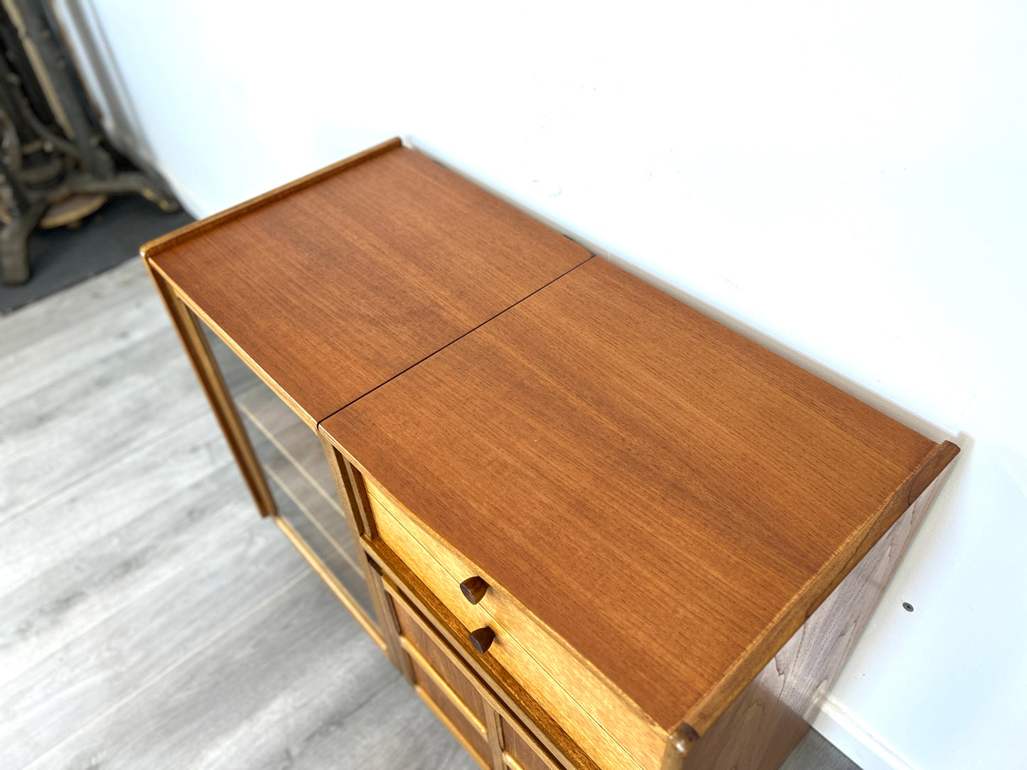 Nathan Squares, Vintage Teak Hi-Fi Cabinet