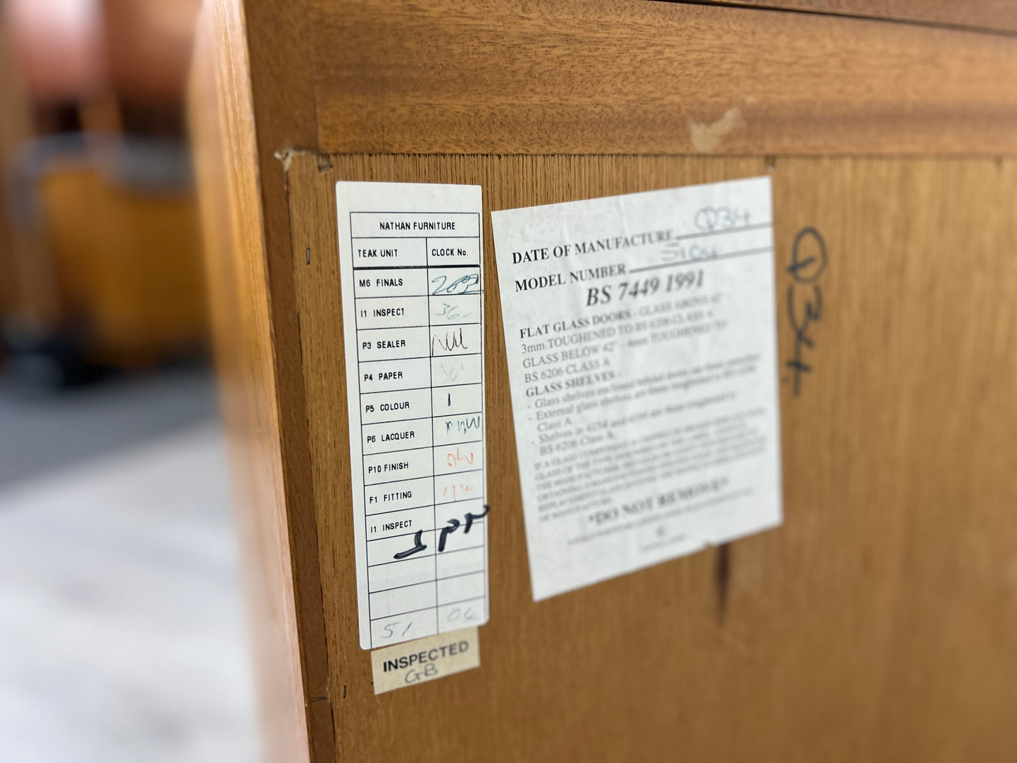 Nathan Squares, Vintage Teak Hi-Fi Cabinet