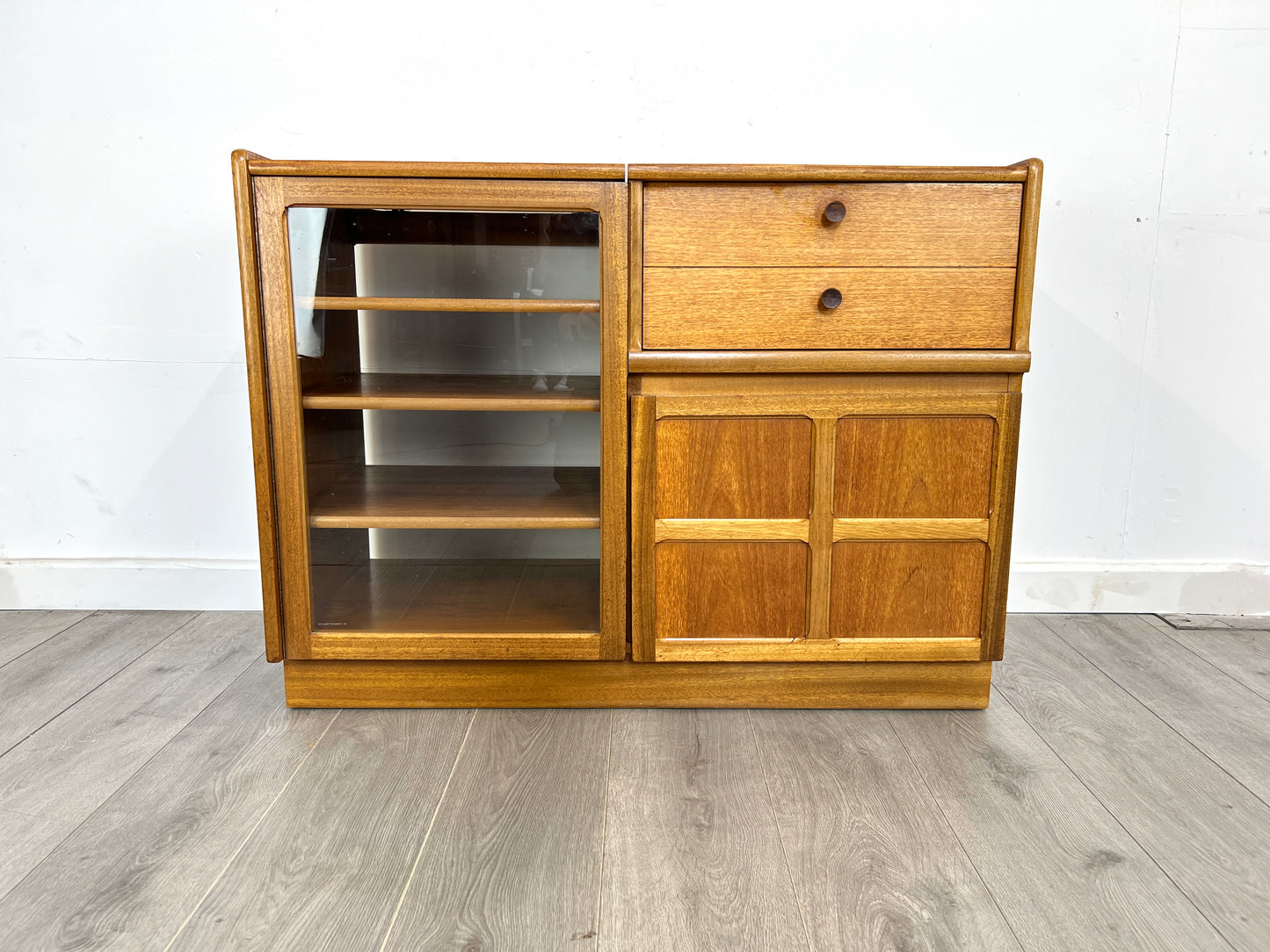 Nathan Squares, Vintage Teak Hi-Fi Cabinet
