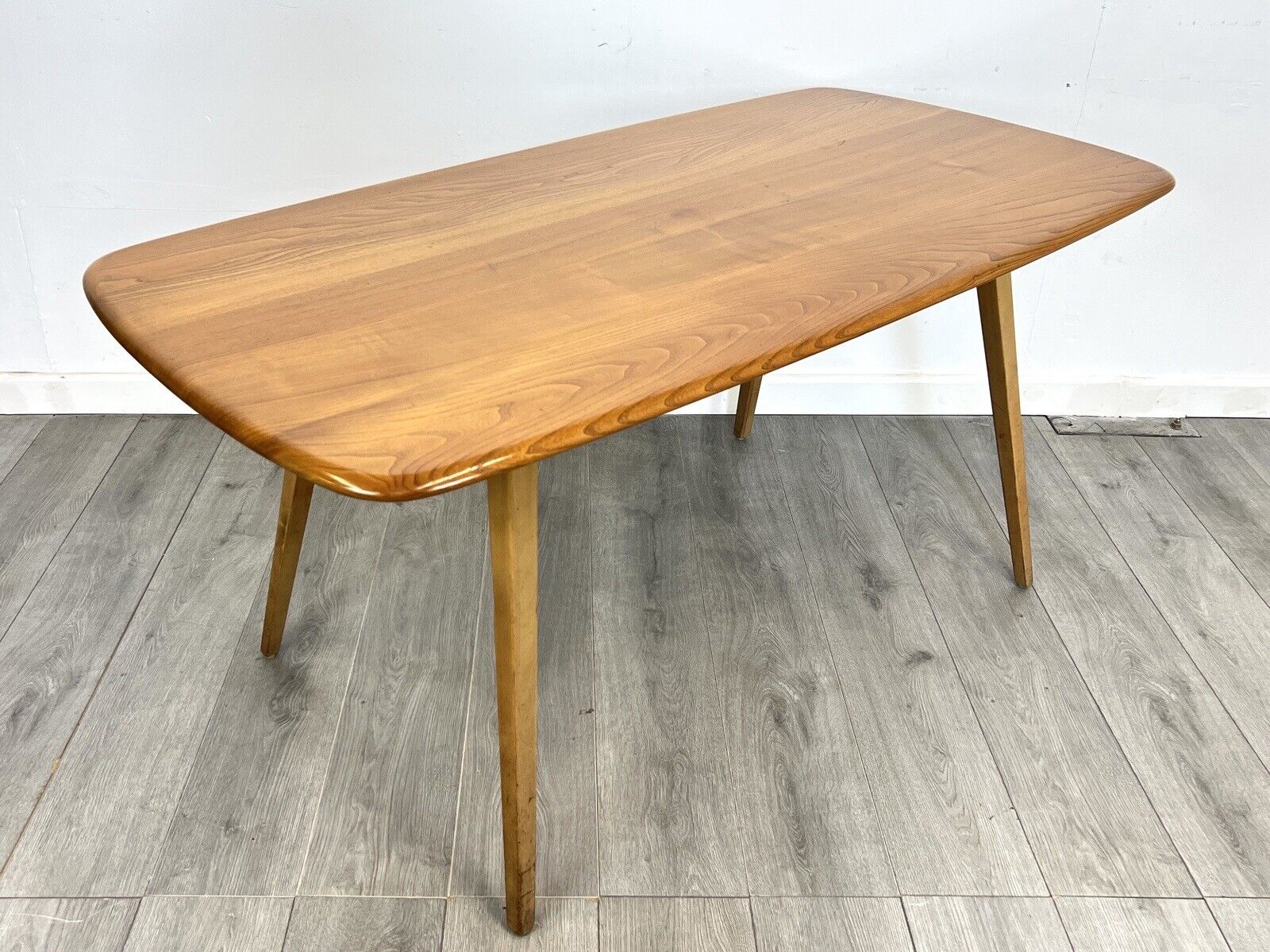 Ercol Model 382, Mid Century Elm Dining Table