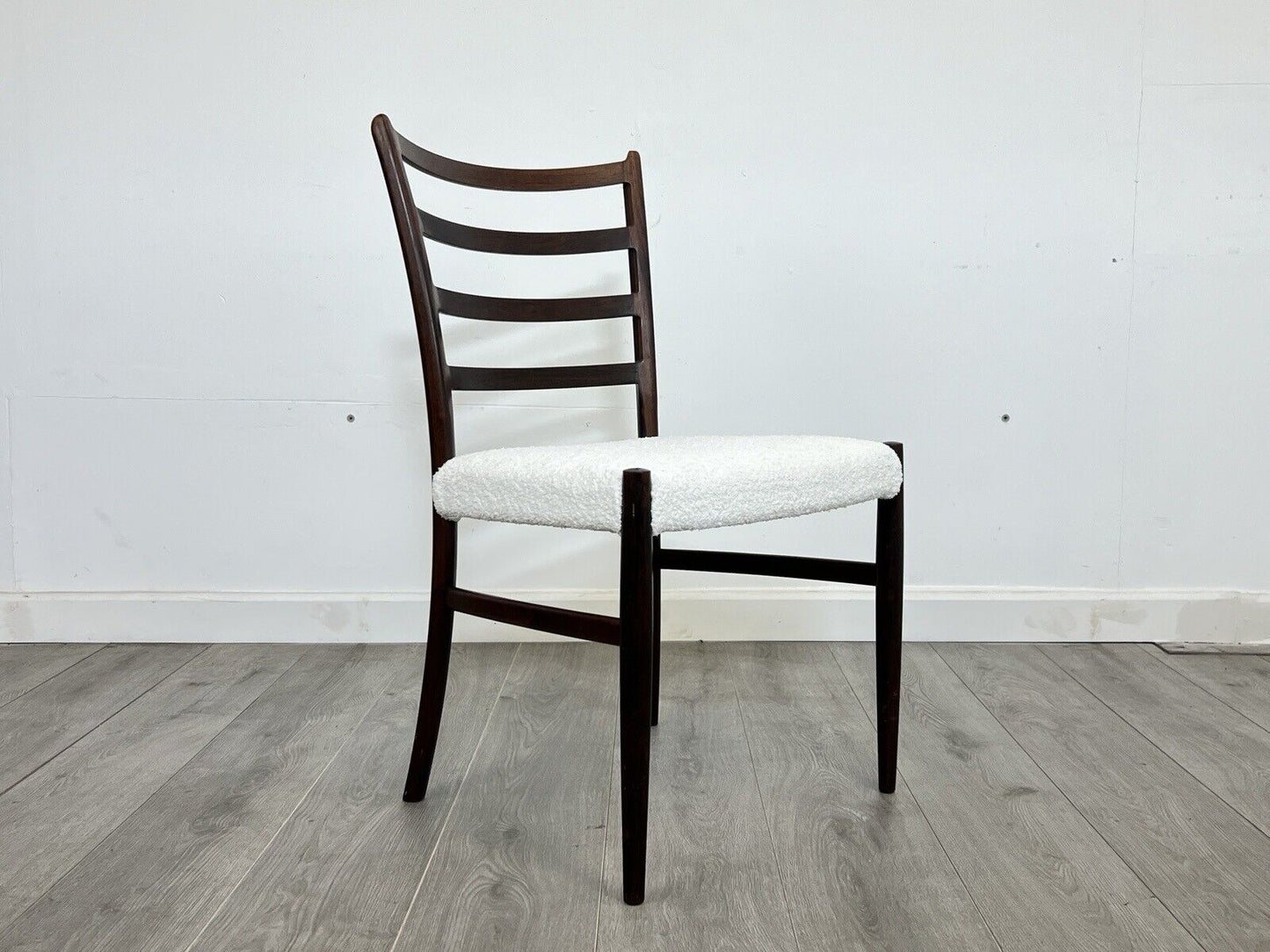 Johannes Andersen, Set of 5 Mid Century Rosewood Dining Chairs