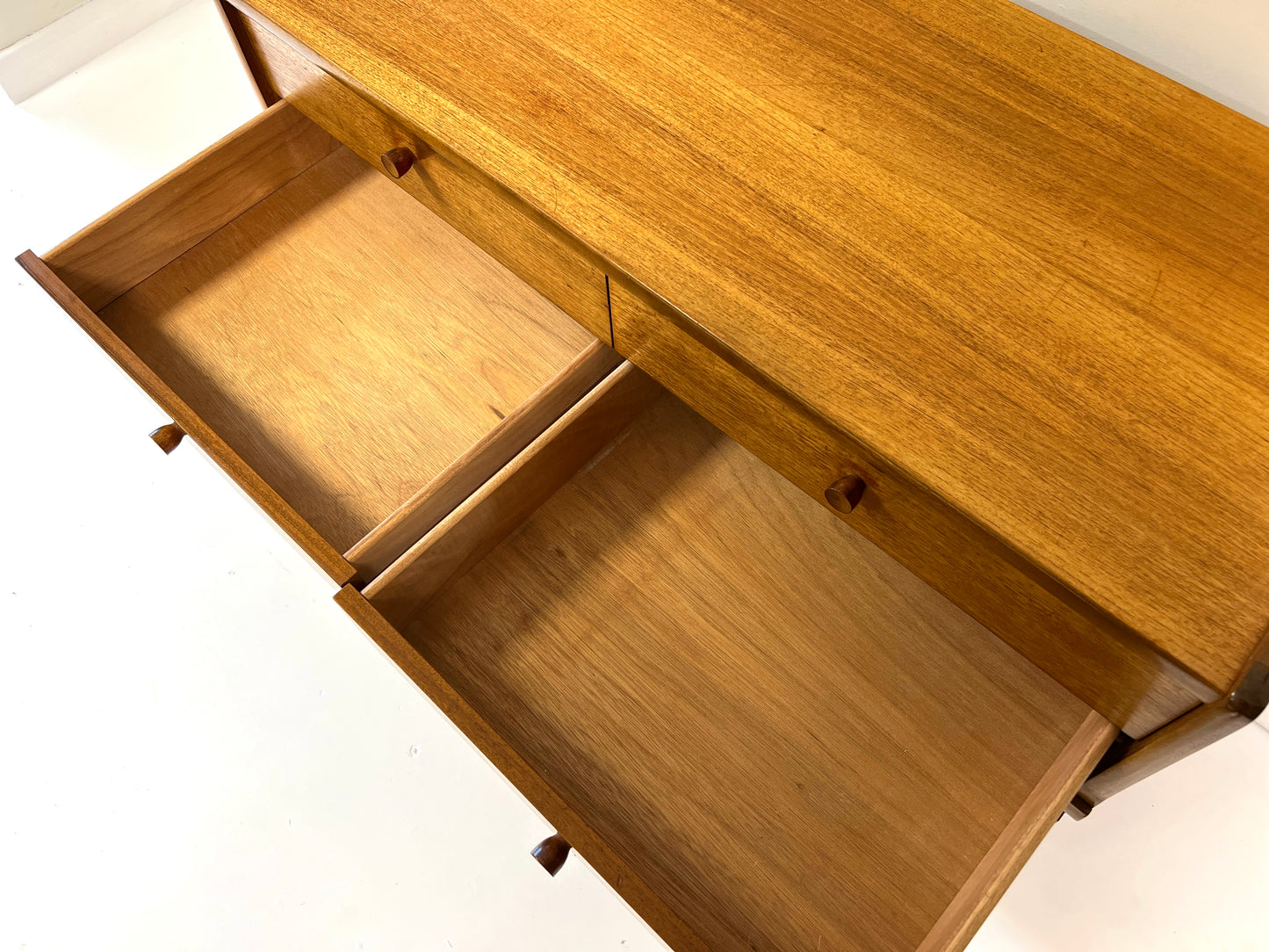 Nathan Squares, Mid Century Teak Compact Sideboard / Cupboard