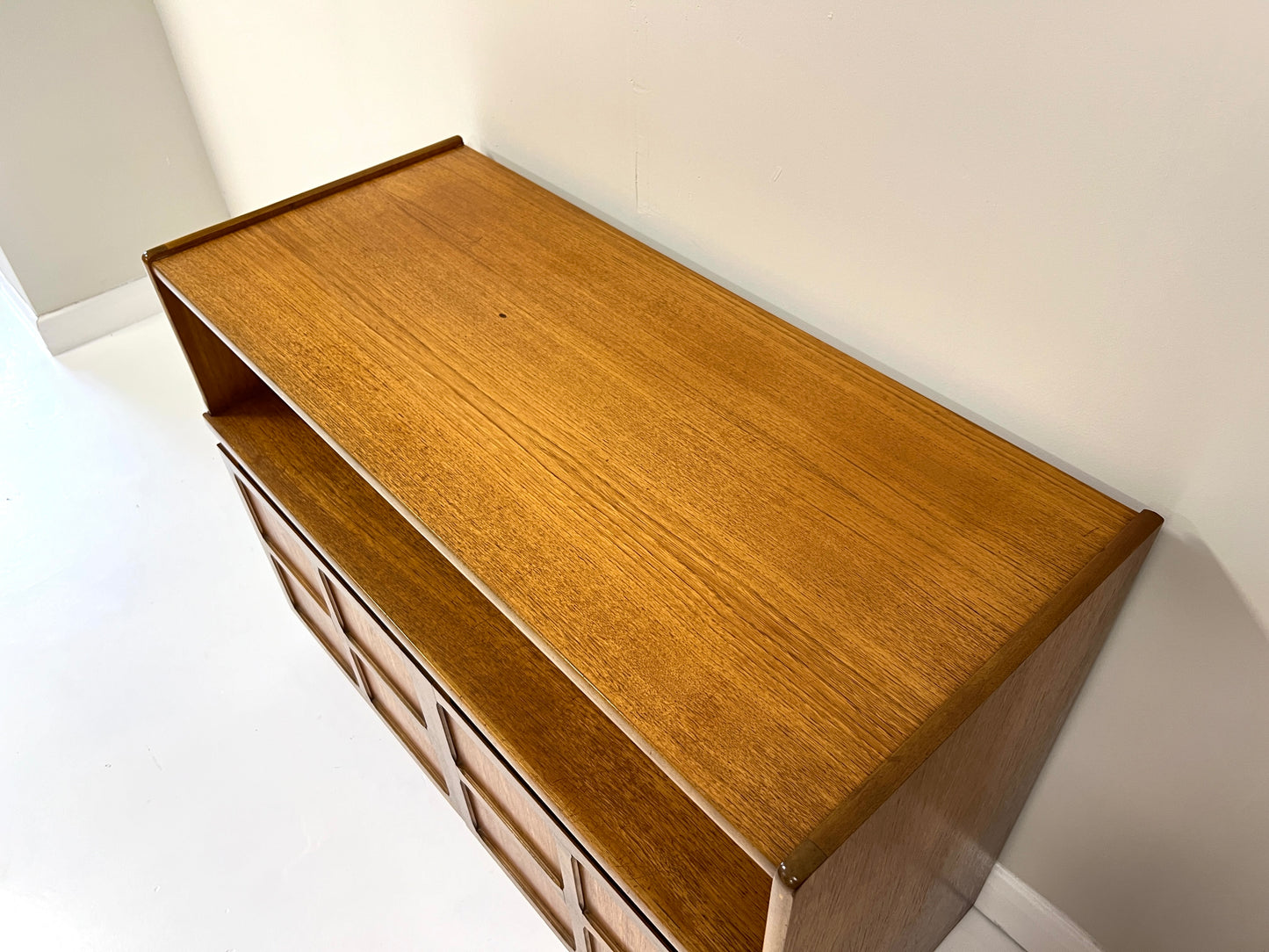 Nathan Squares, Mid Century Teak Compact Sideboard / Cupboard