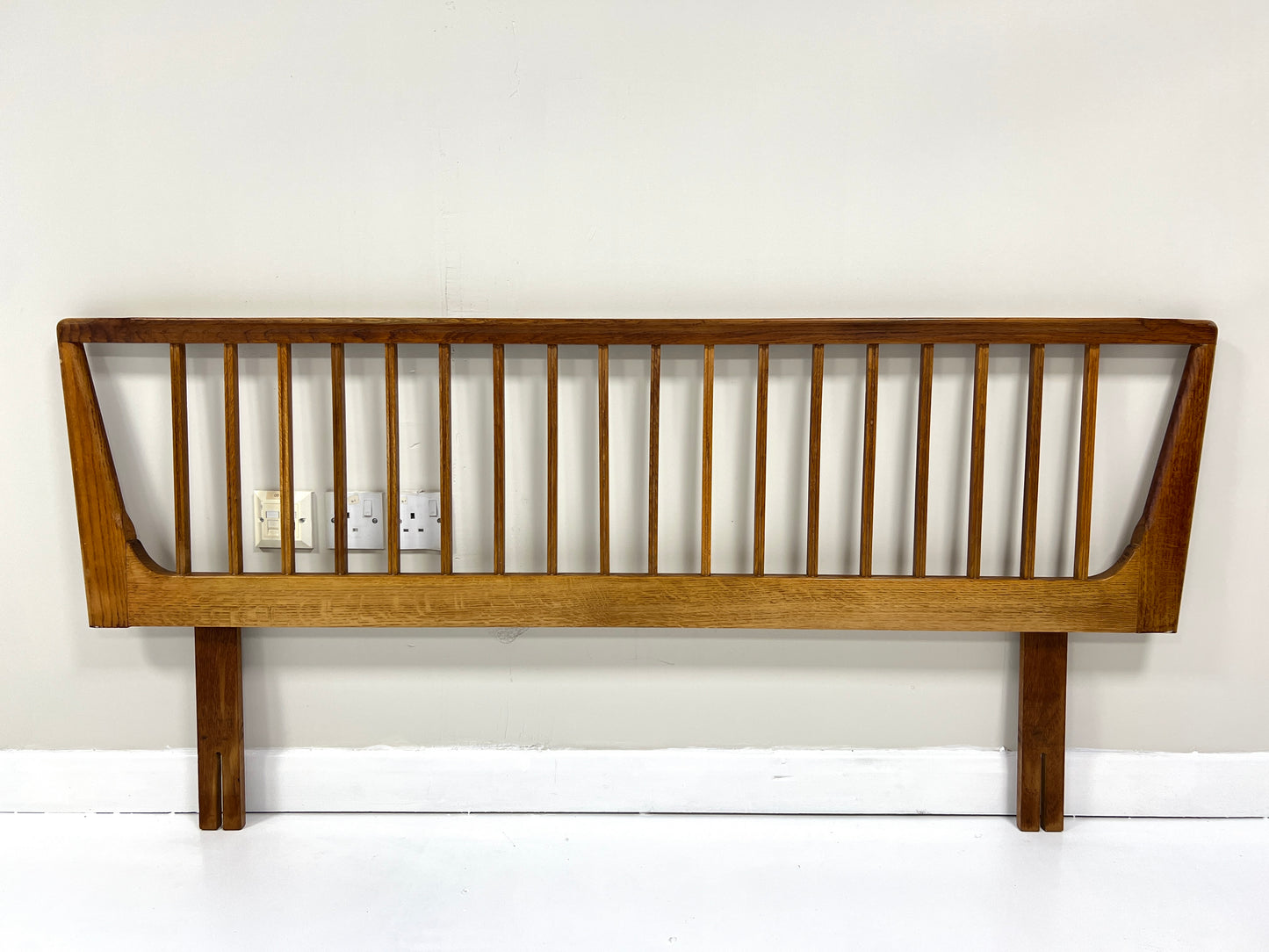 Mid Century Scandinavian Oak Headboard