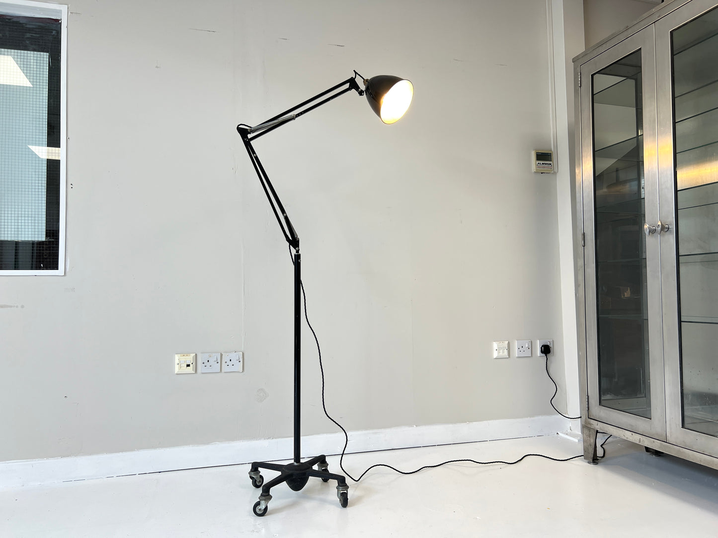 Herbert Terry, Floor Standing Trolley Anglepoise Lamp