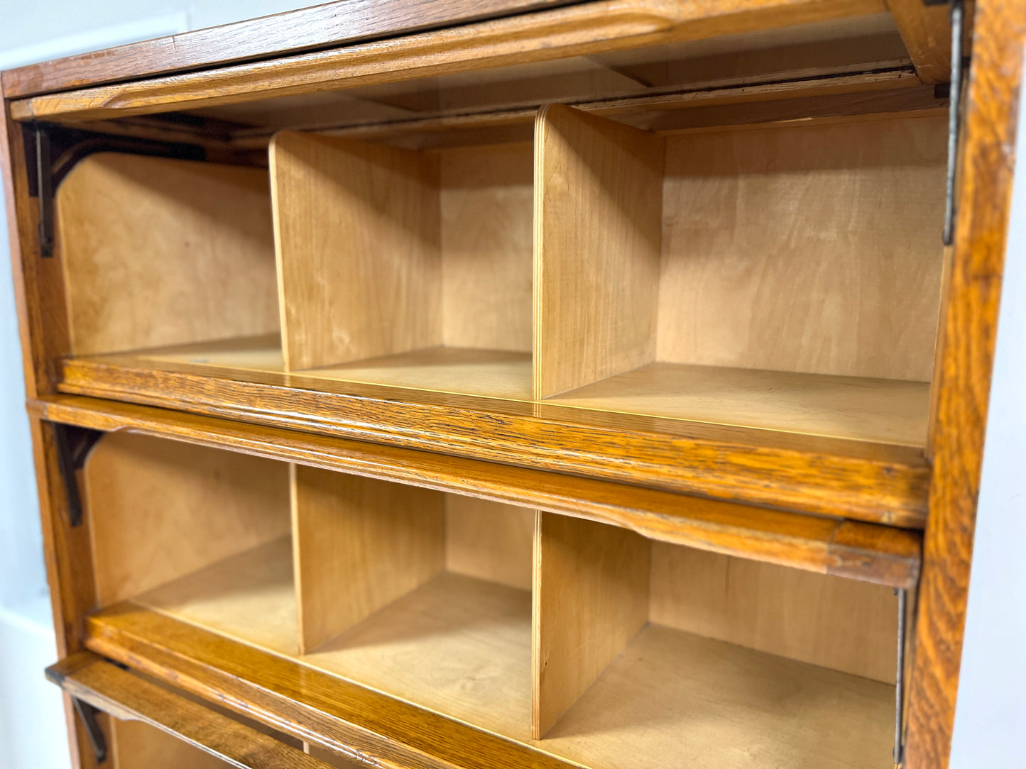Staverton, Vintage Oak Haberdashery Style Bookcase