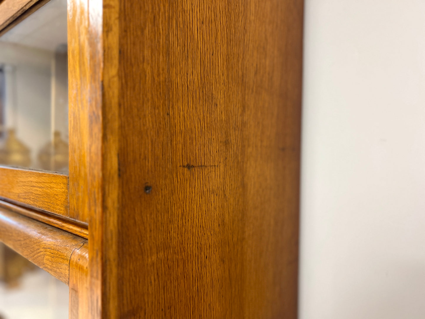 Staverton, Vintage Oak Haberdashery Style Bookcase
