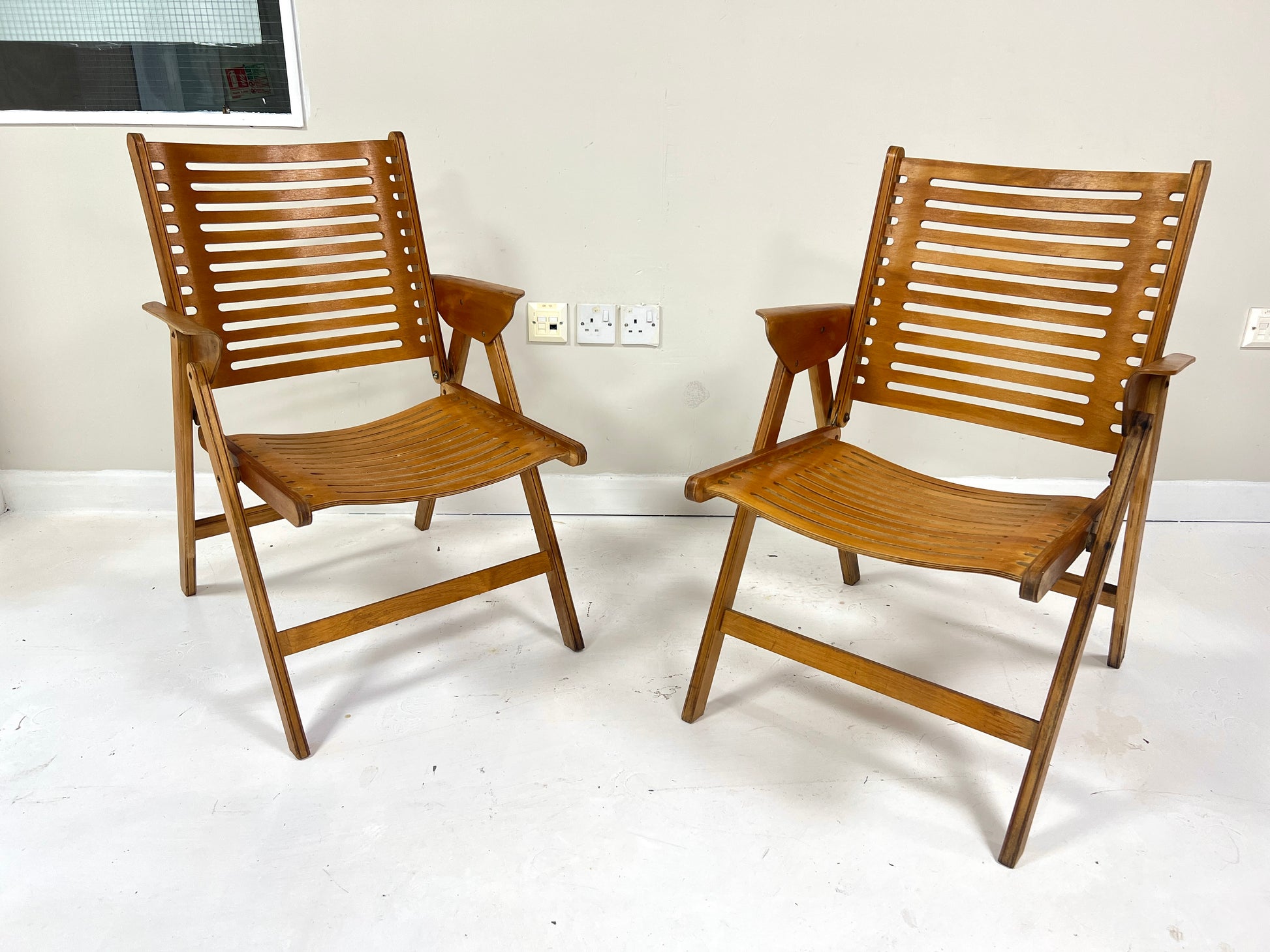 Niko Kralj for Stol, Vintage Beech Rex Folding Chair
