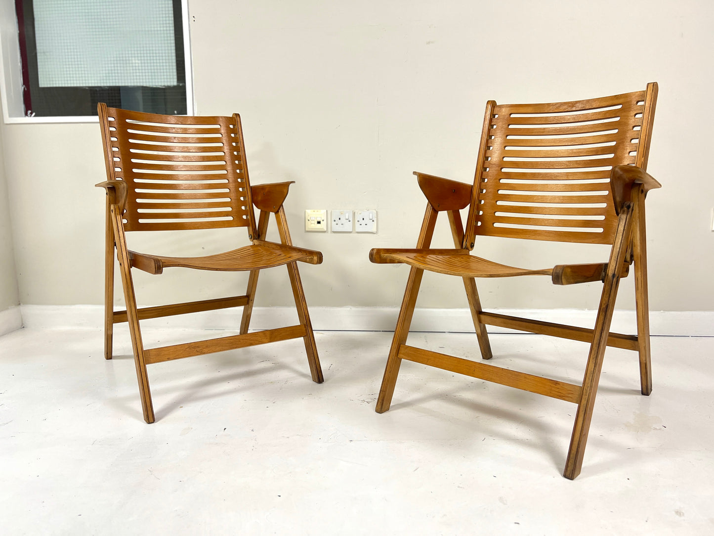 Niko Kralj for Stol, Vintage Beech Rex Folding Chair