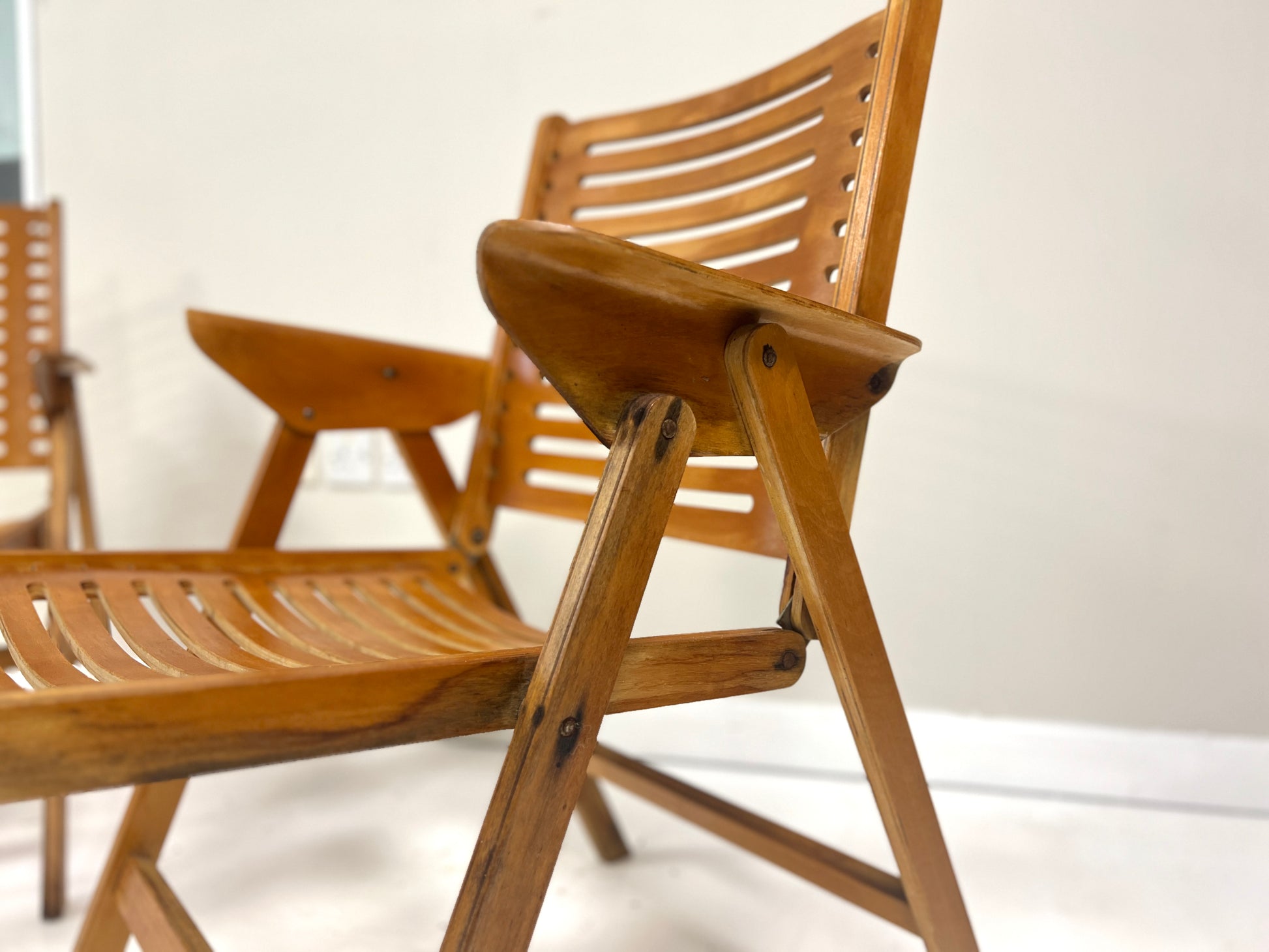 Niko Kralj for Stol, Vintage Beech Rex Folding Chair