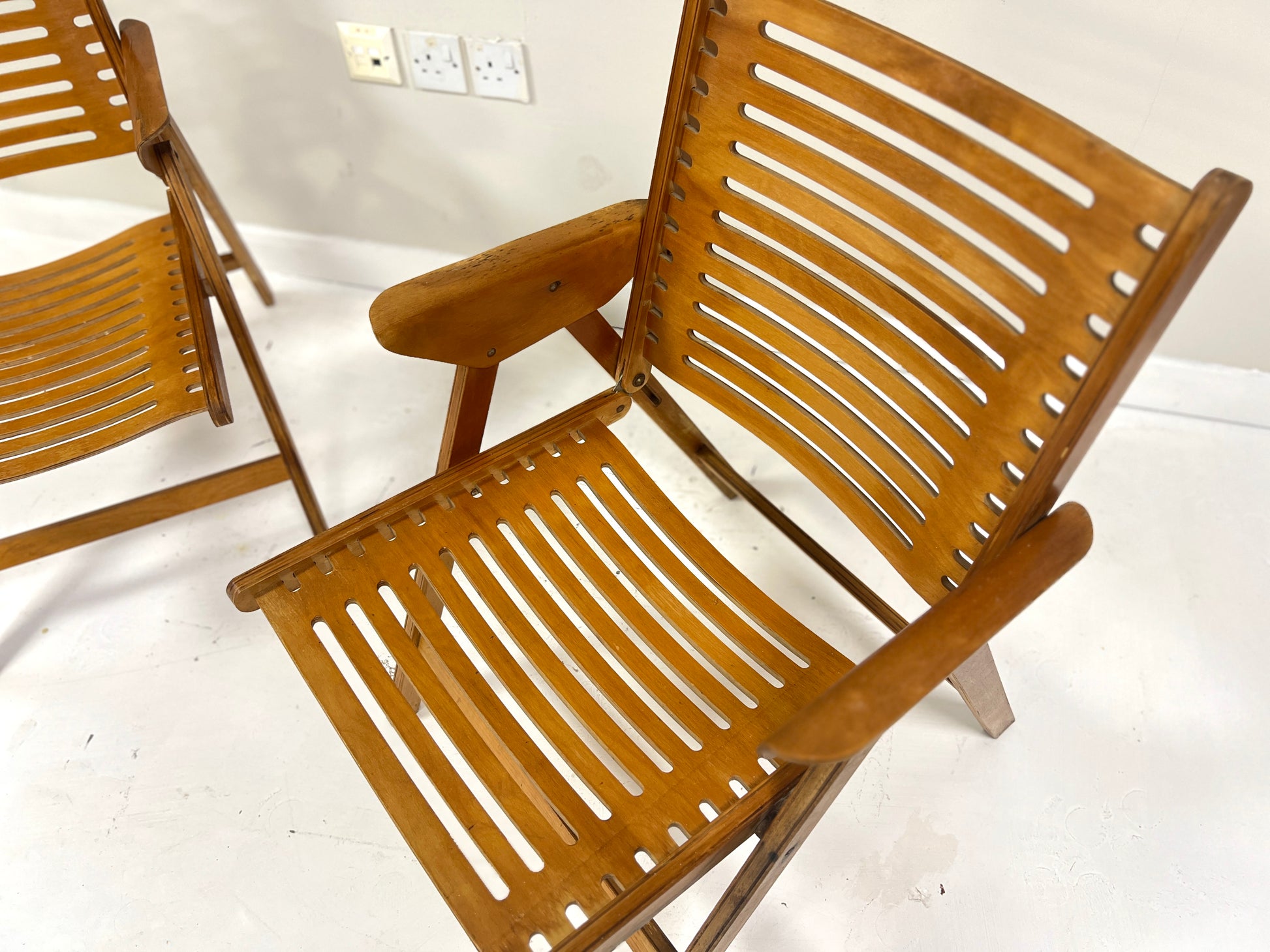Niko Kralj for Stol, Vintage Beech Rex Folding Chair
