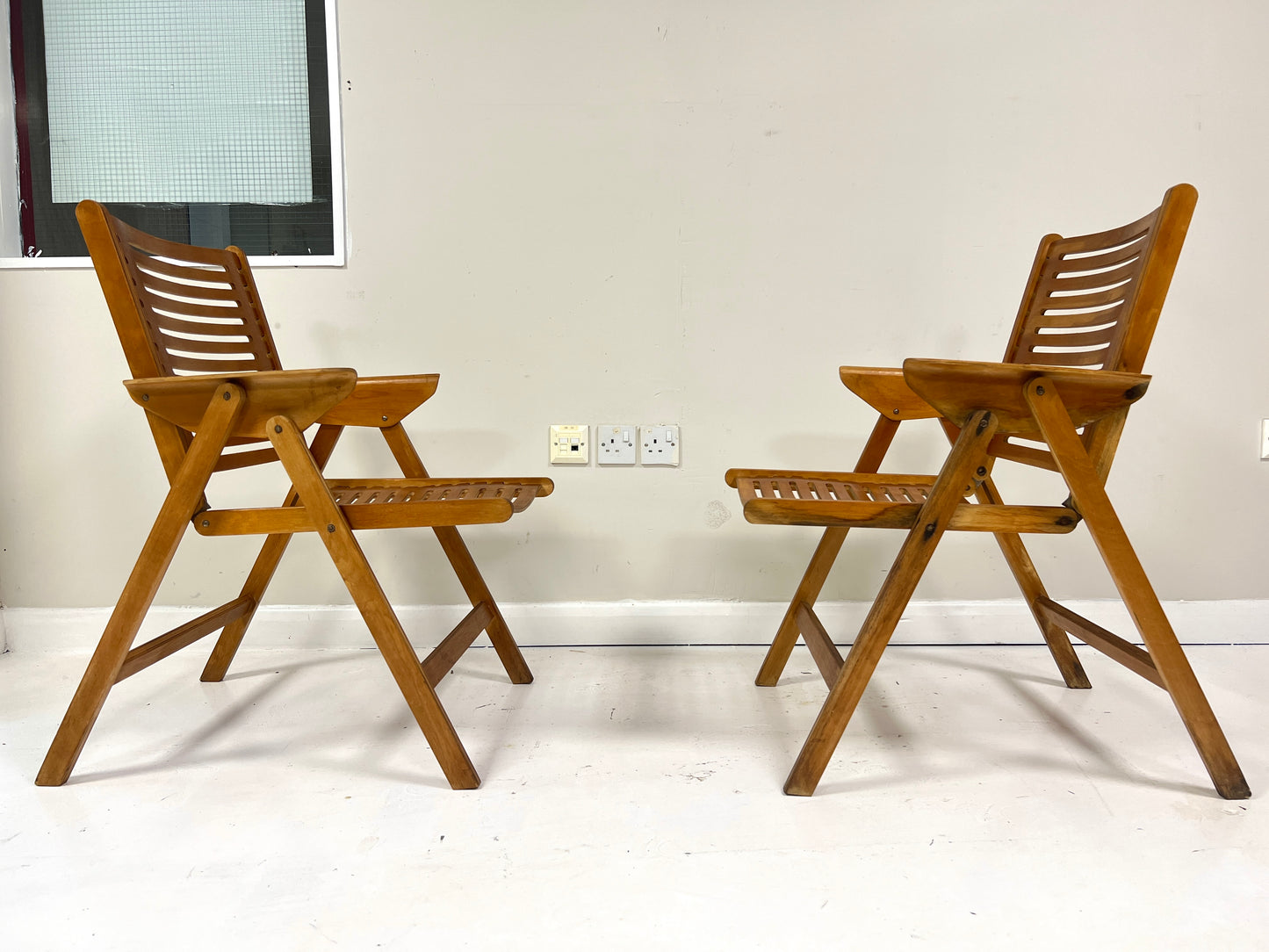 Niko Kralj for Stol, Vintage Beech Rex Folding Chair