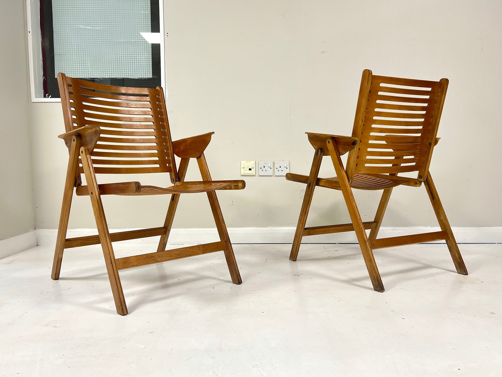 Niko Kralj for Stol, Vintage Beech Rex Folding Chair