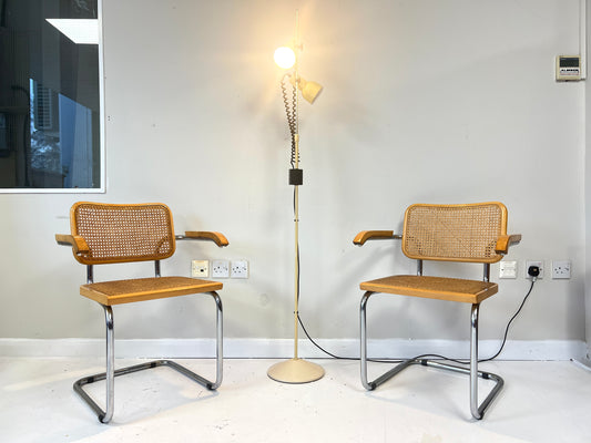 Pair of Marcel Bruer, Cesca B64 Dining Chairs