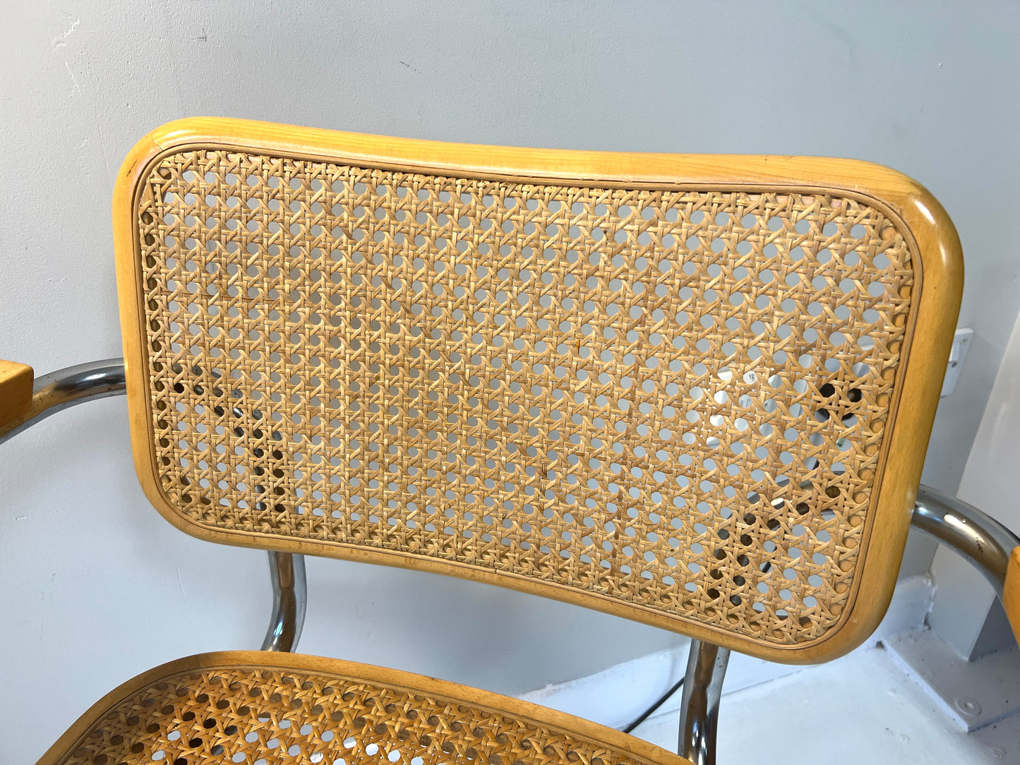 Pair of Marcel Bruer, Cesca B64 Dining Chairs