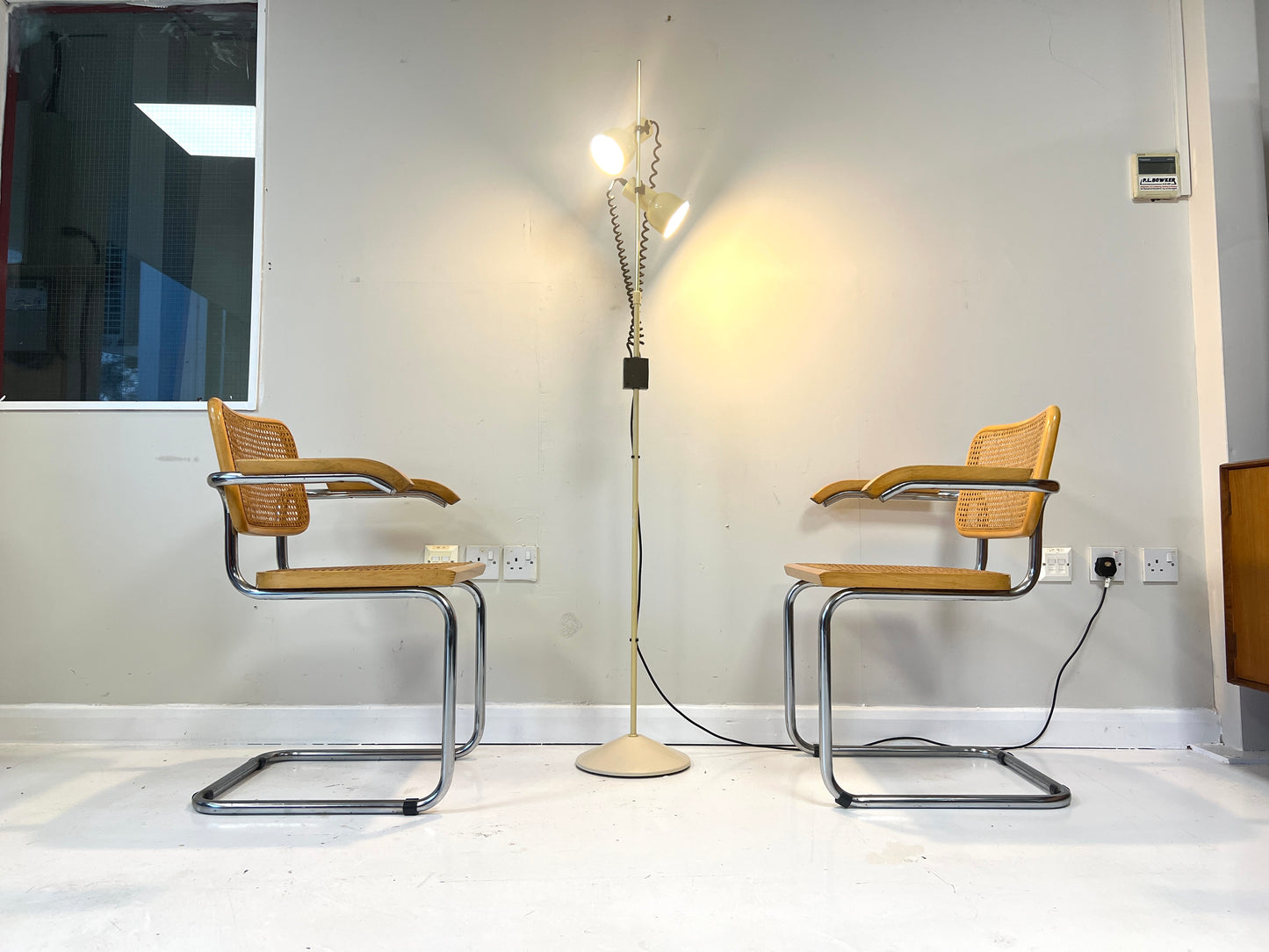 Pair of Marcel Bruer, Cesca B64 Dining Chairs