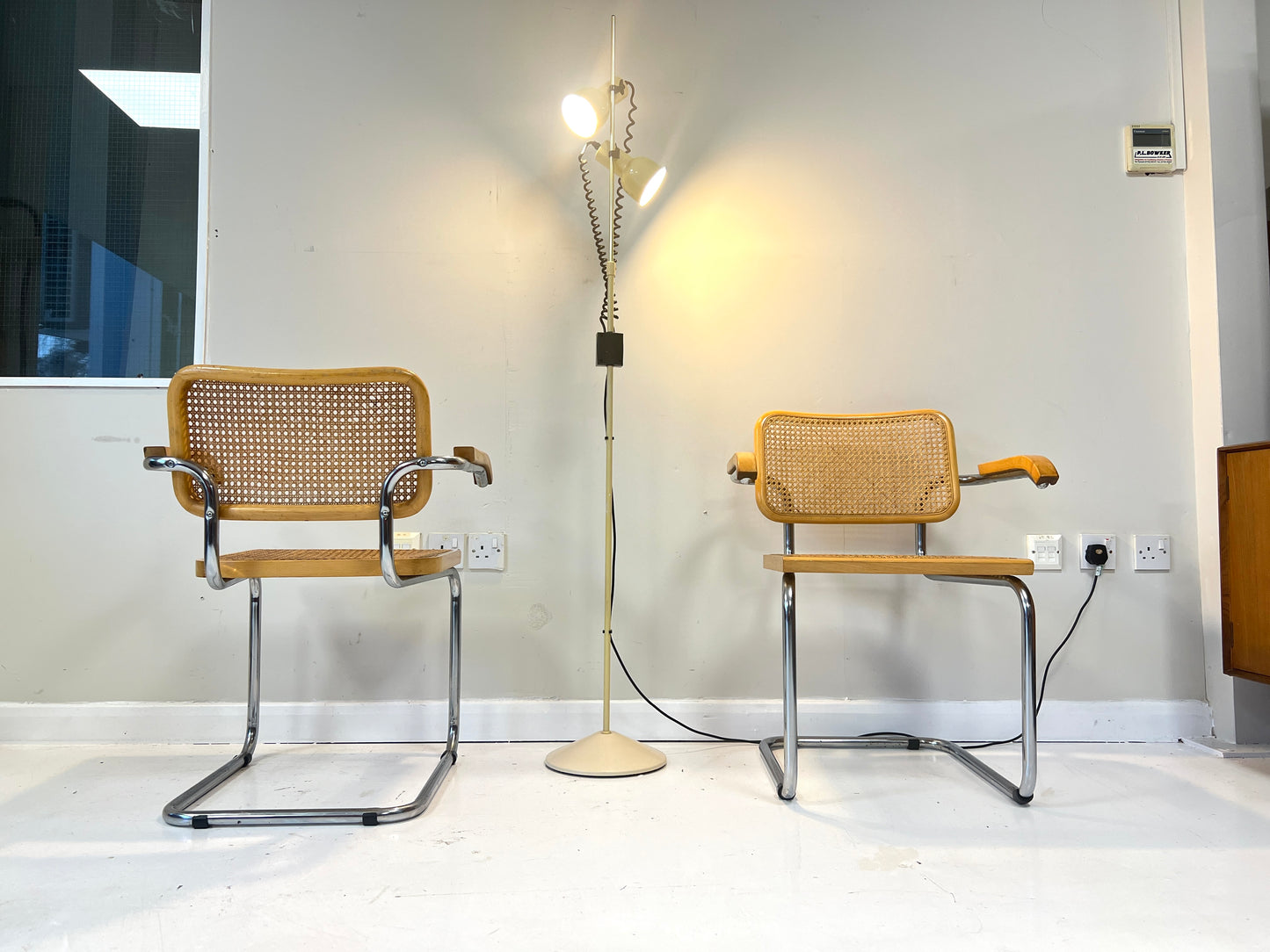 Pair of Marcel Bruer, Cesca B64 Dining Chairs