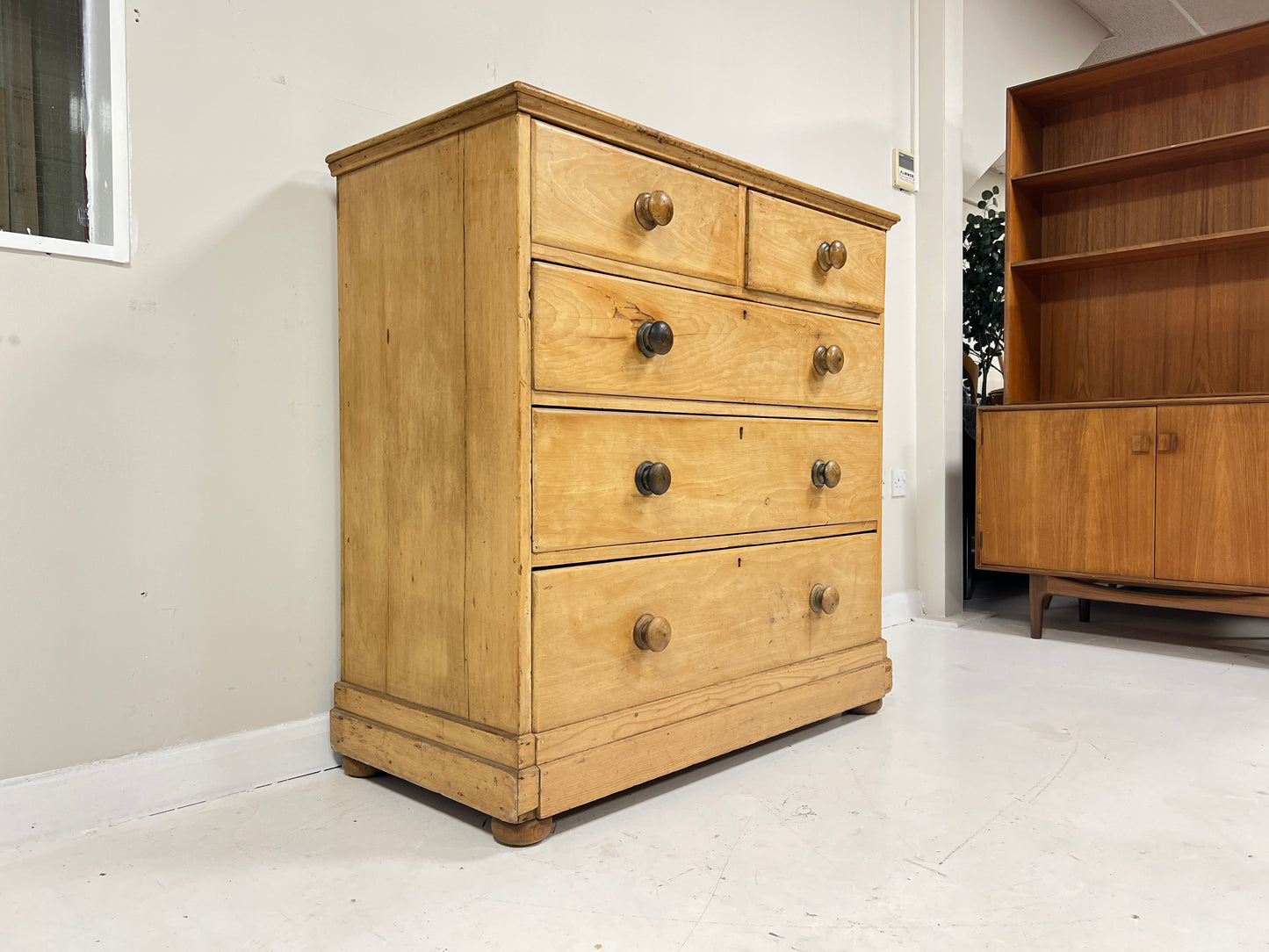 Victorian Stripped Pine Chest of Drawers