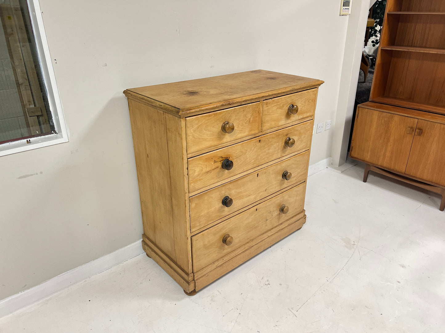 Victorian Stripped Pine Chest of Drawers
