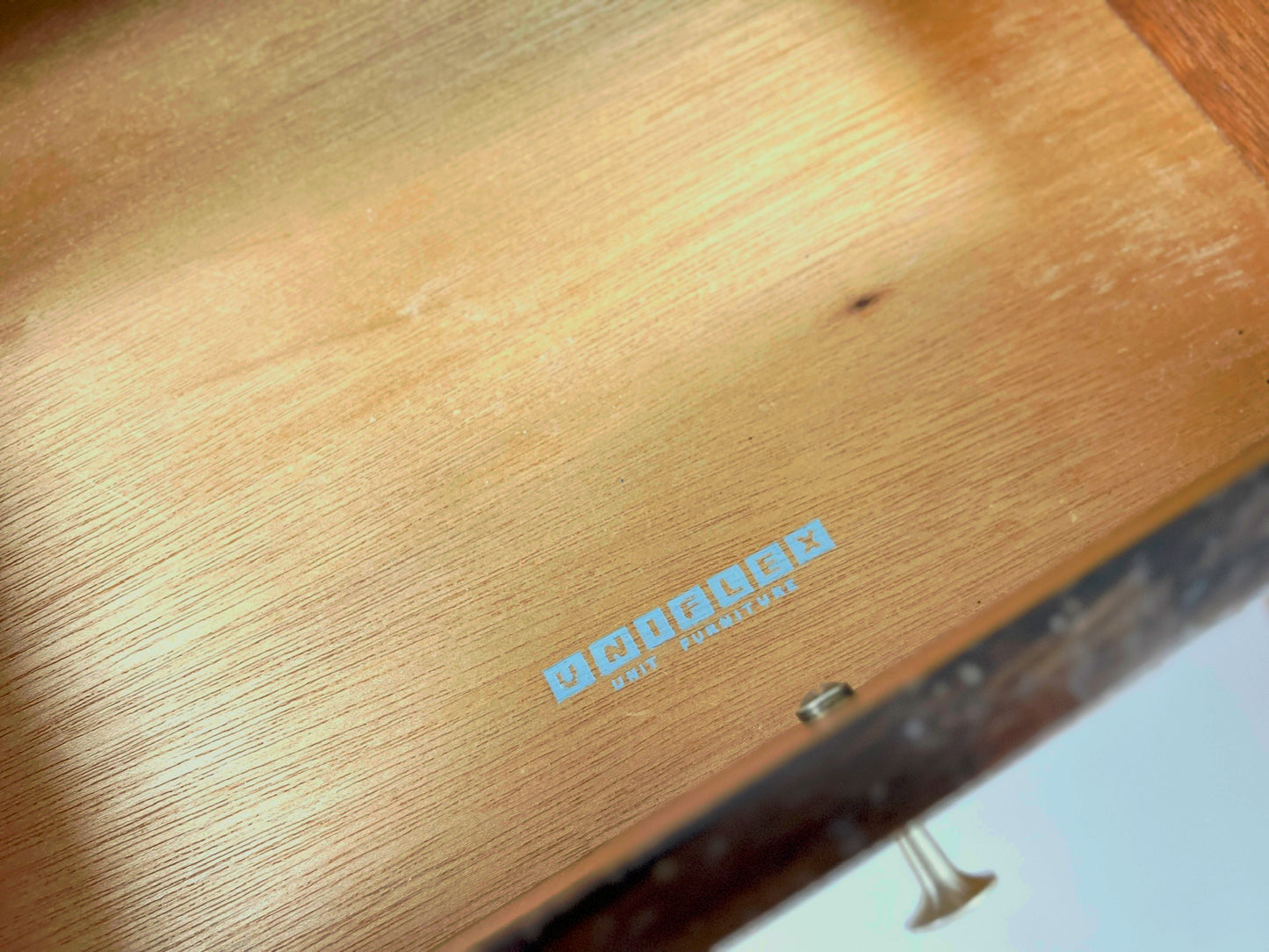 Peter Hayward for Uniflex, Mid Century, Walnut Chest of Drawers