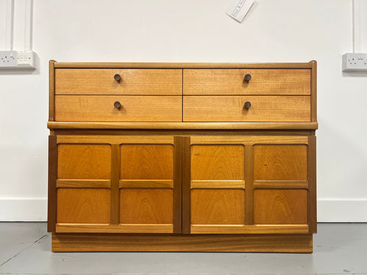 Nathan Squares, Vintage Teak Sideboard