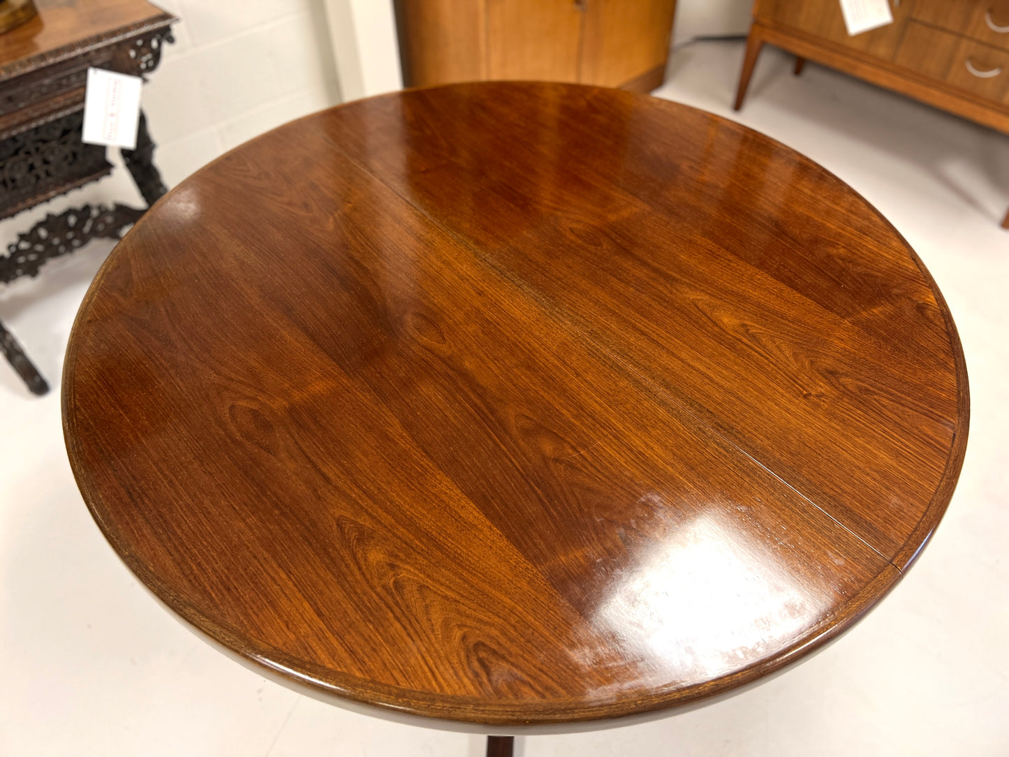 Danish Rosewood Extending Dining Table by CJ Rosengaarden
