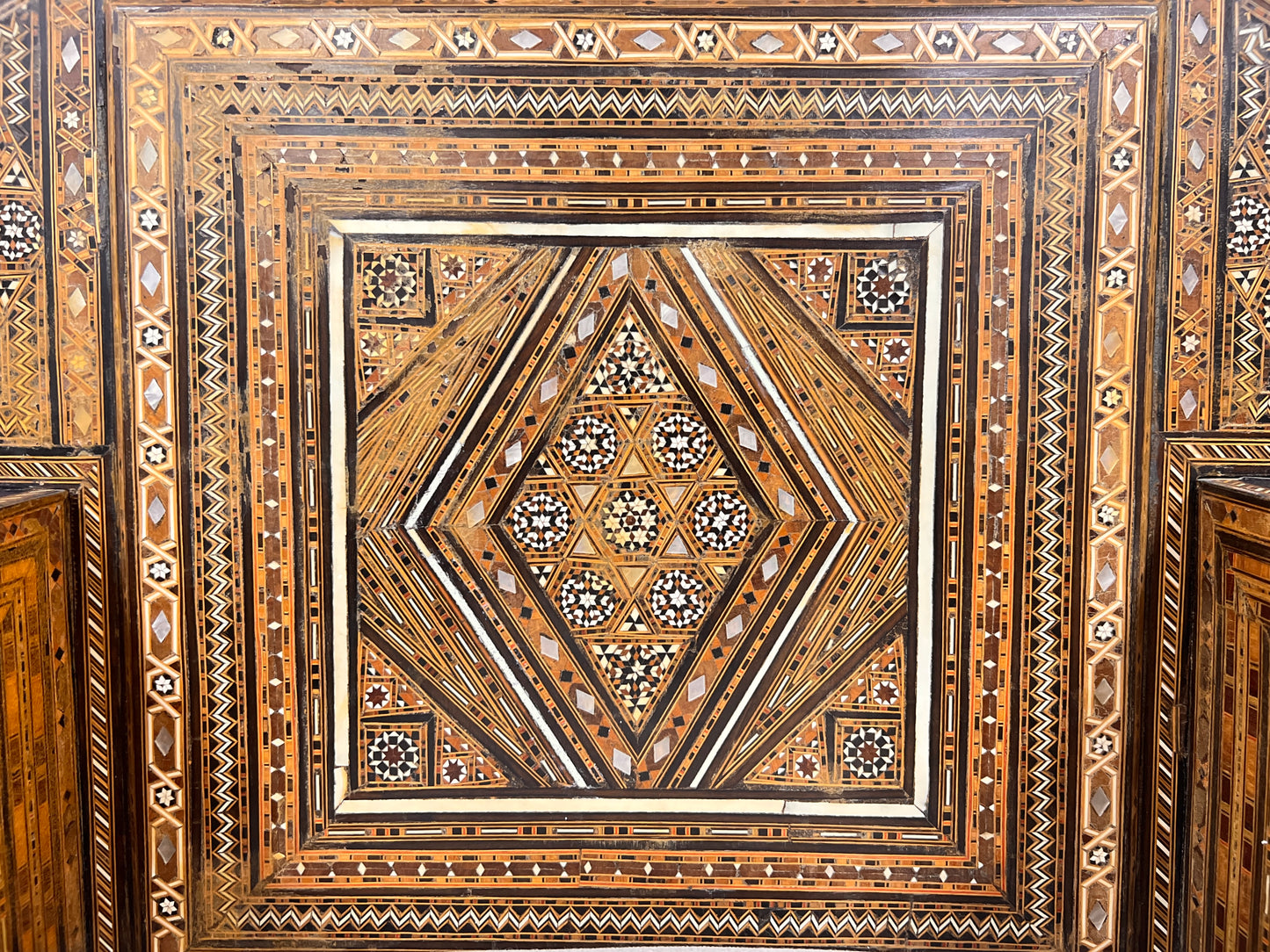 19th Century Moroccan Inlaid Club Chair