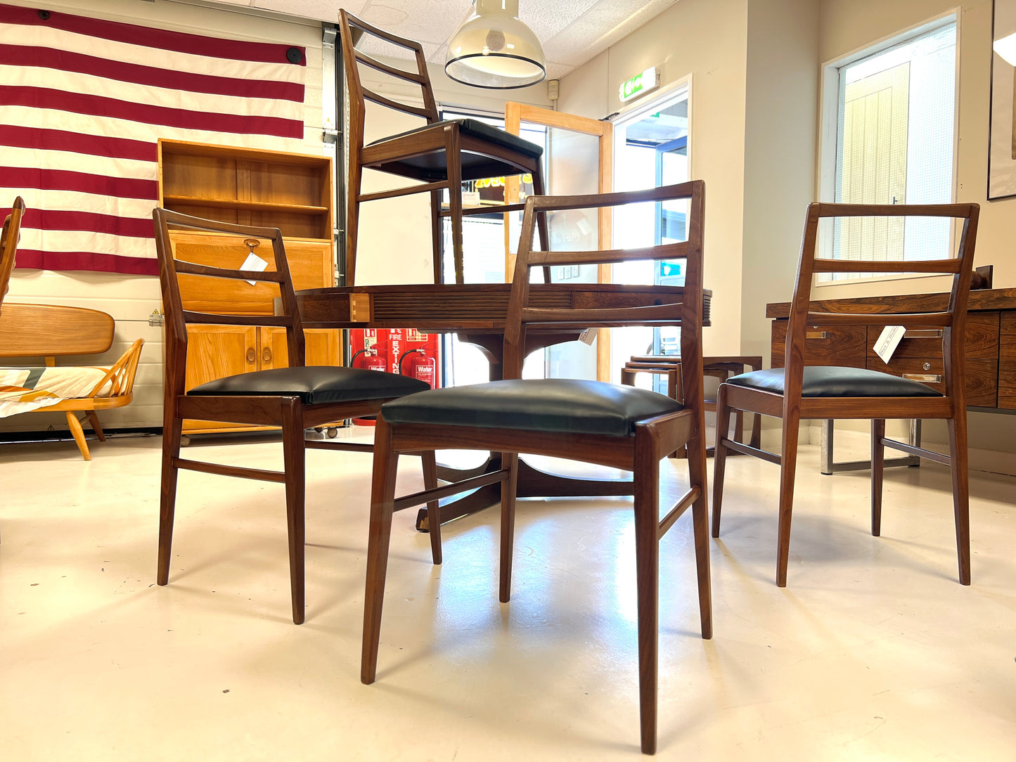 Set of 4 Richard Hornby for Fyne Ladye Dining Chairs