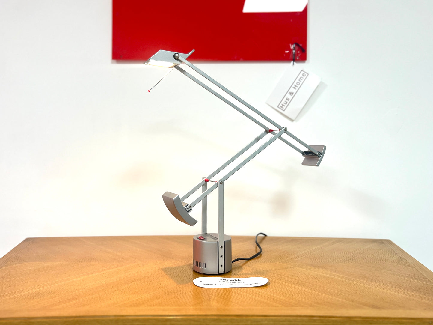Tizio Micro Articulated Silver Lamp by Richard Sapper for Artemide