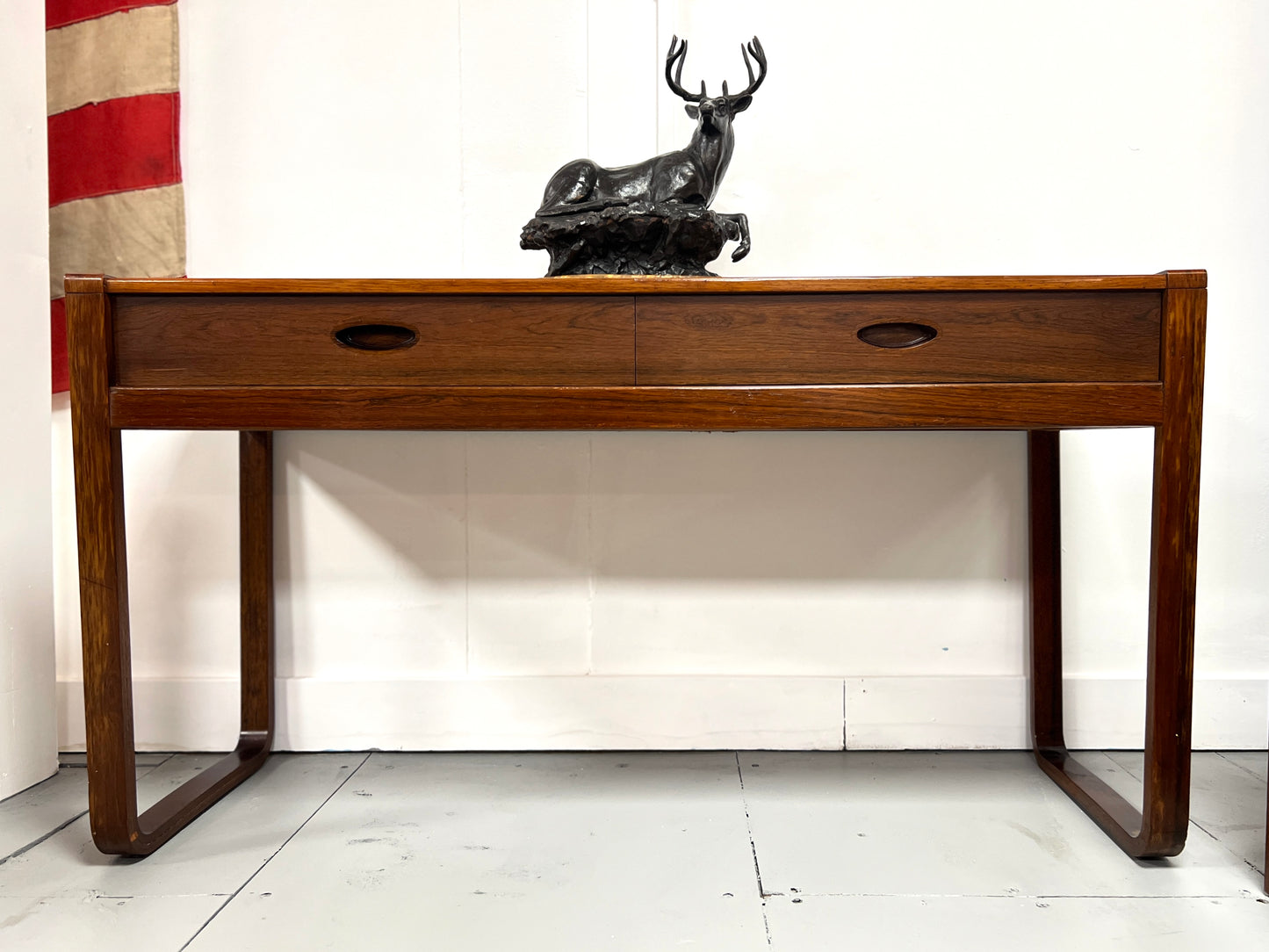 Gunther Hoffstead Rosewood Console Table for Uniflex