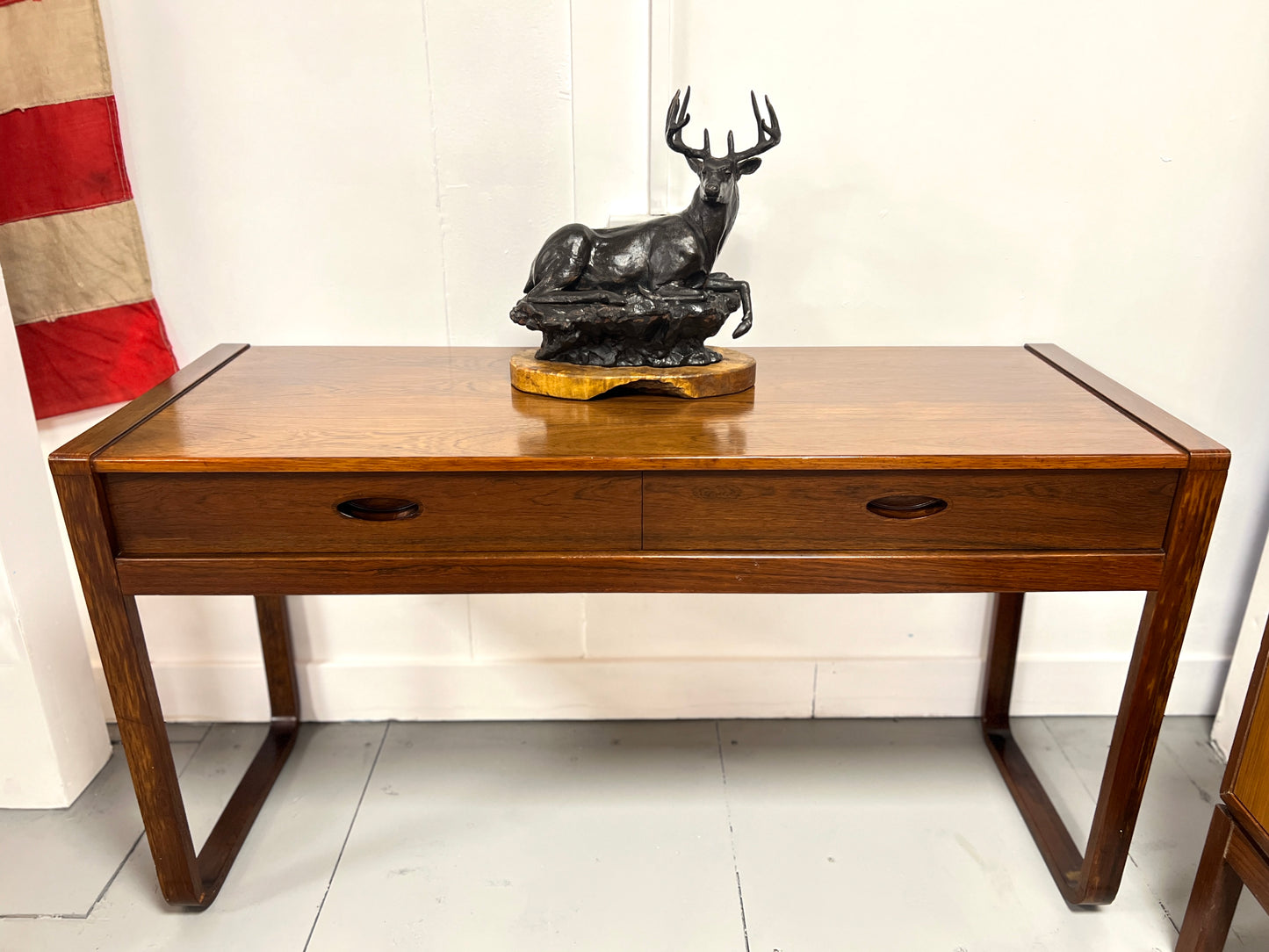 Gunther Hoffstead Rosewood Console Table for Uniflex
