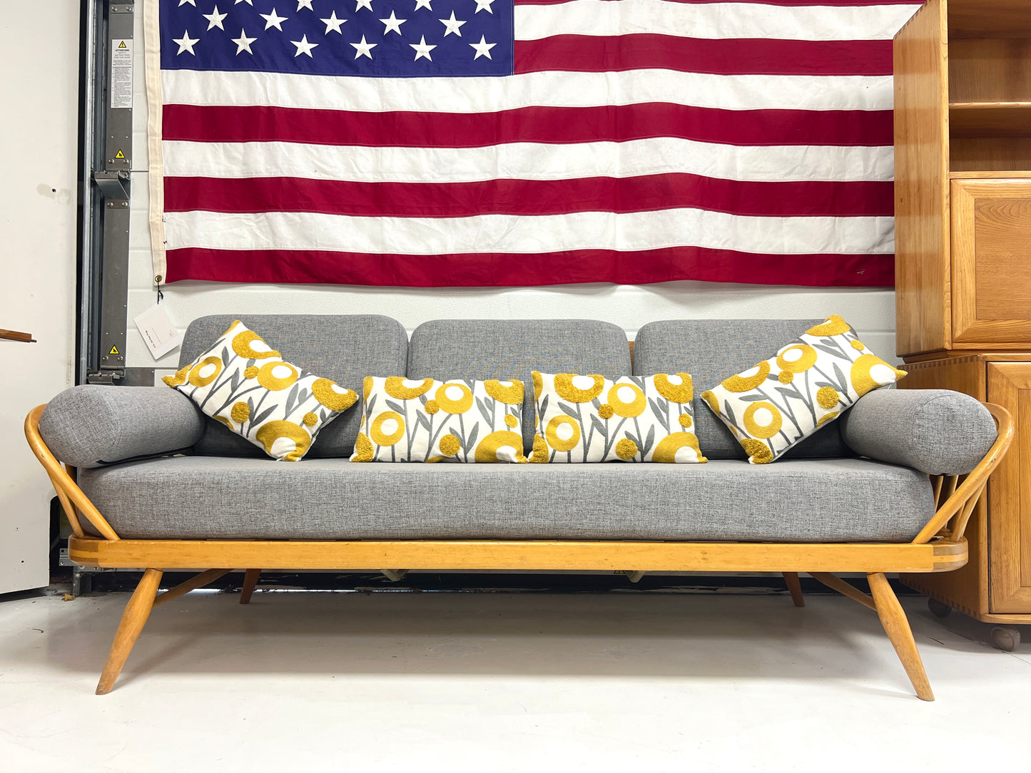 Ercol 355, Studio Couch / Day Bed with New Cushions