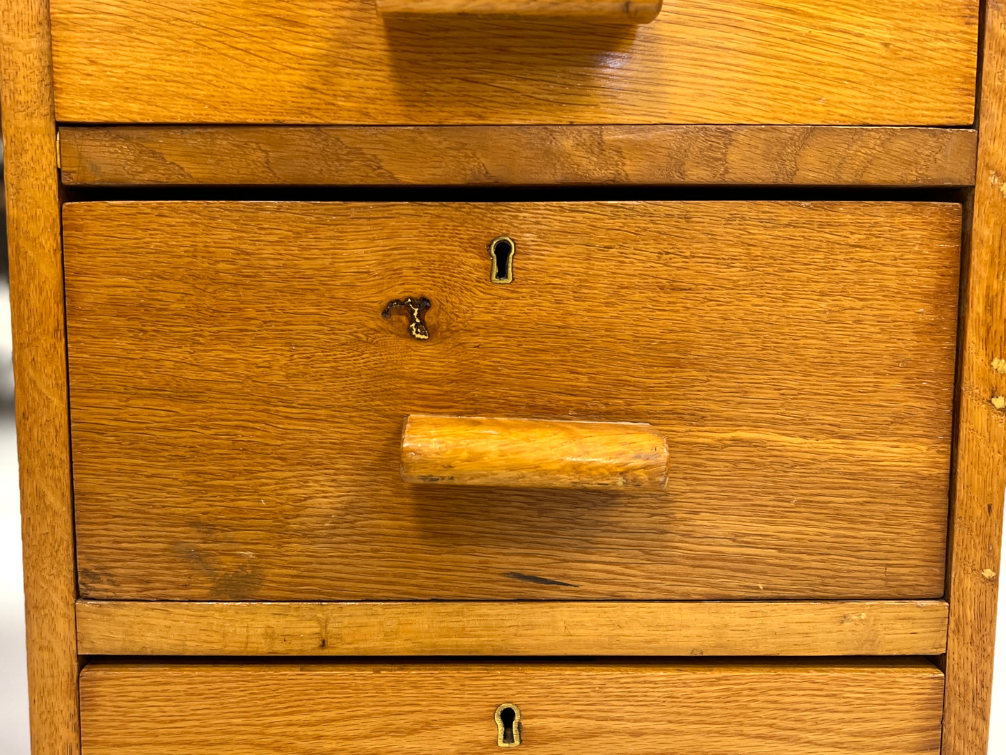 Art Deco, Oak Double Pedestal Executive Desk
