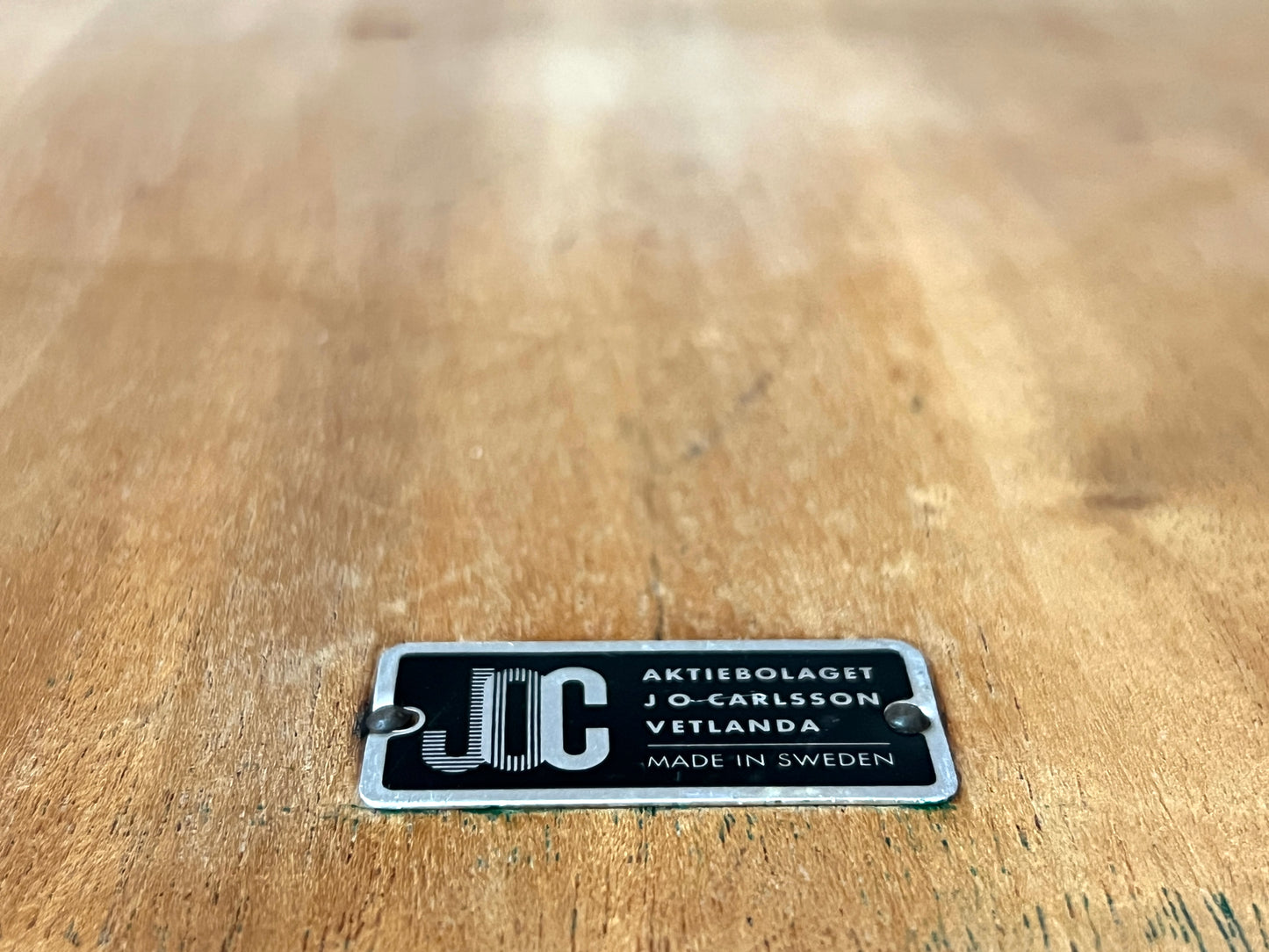 JOC Aktiebolaget J O Carlsson Vetlanda, Swedish Teak Round Coffee Table