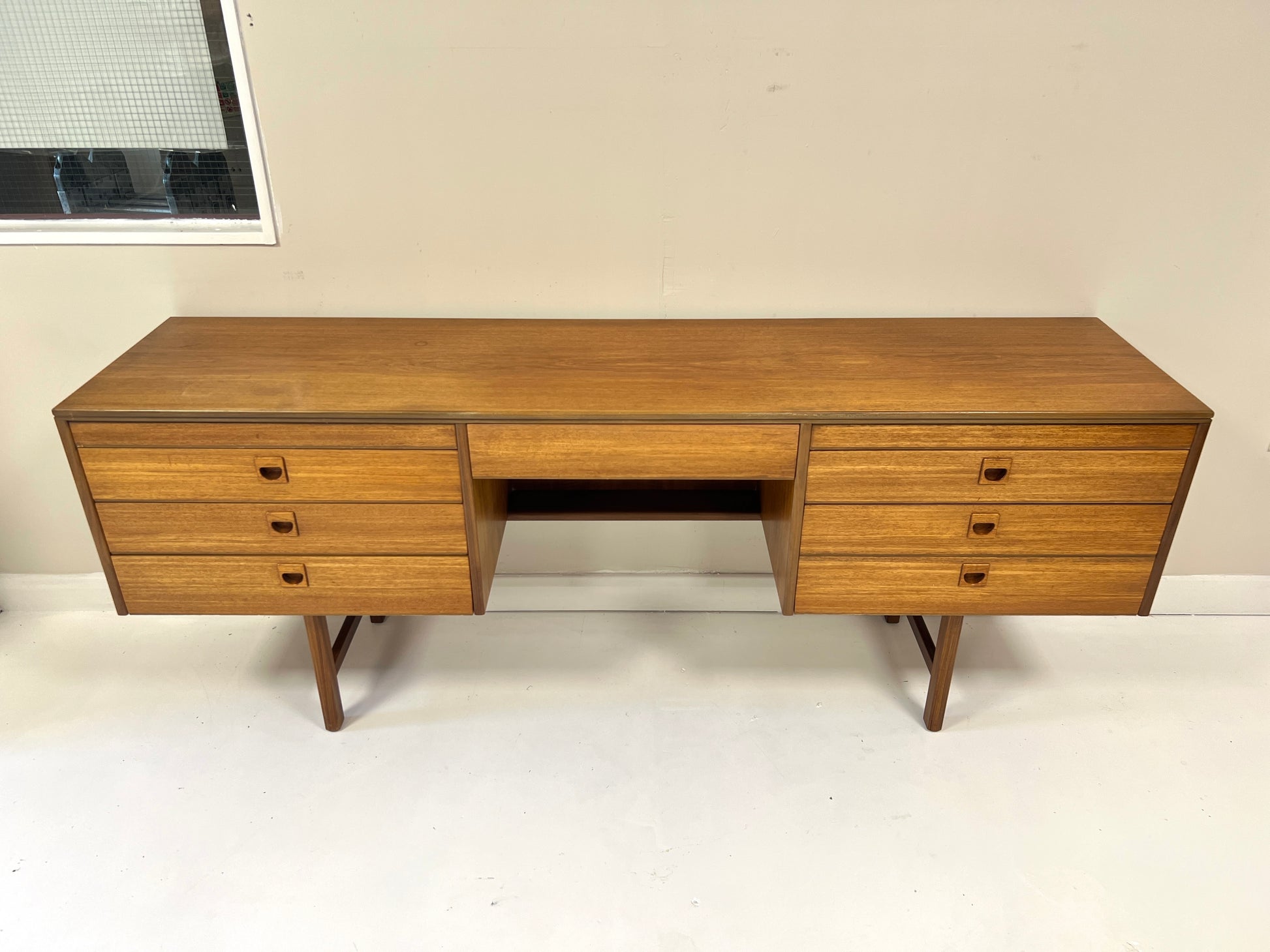 Alfred Cox, Vintage Walnut Sideboard / Desk