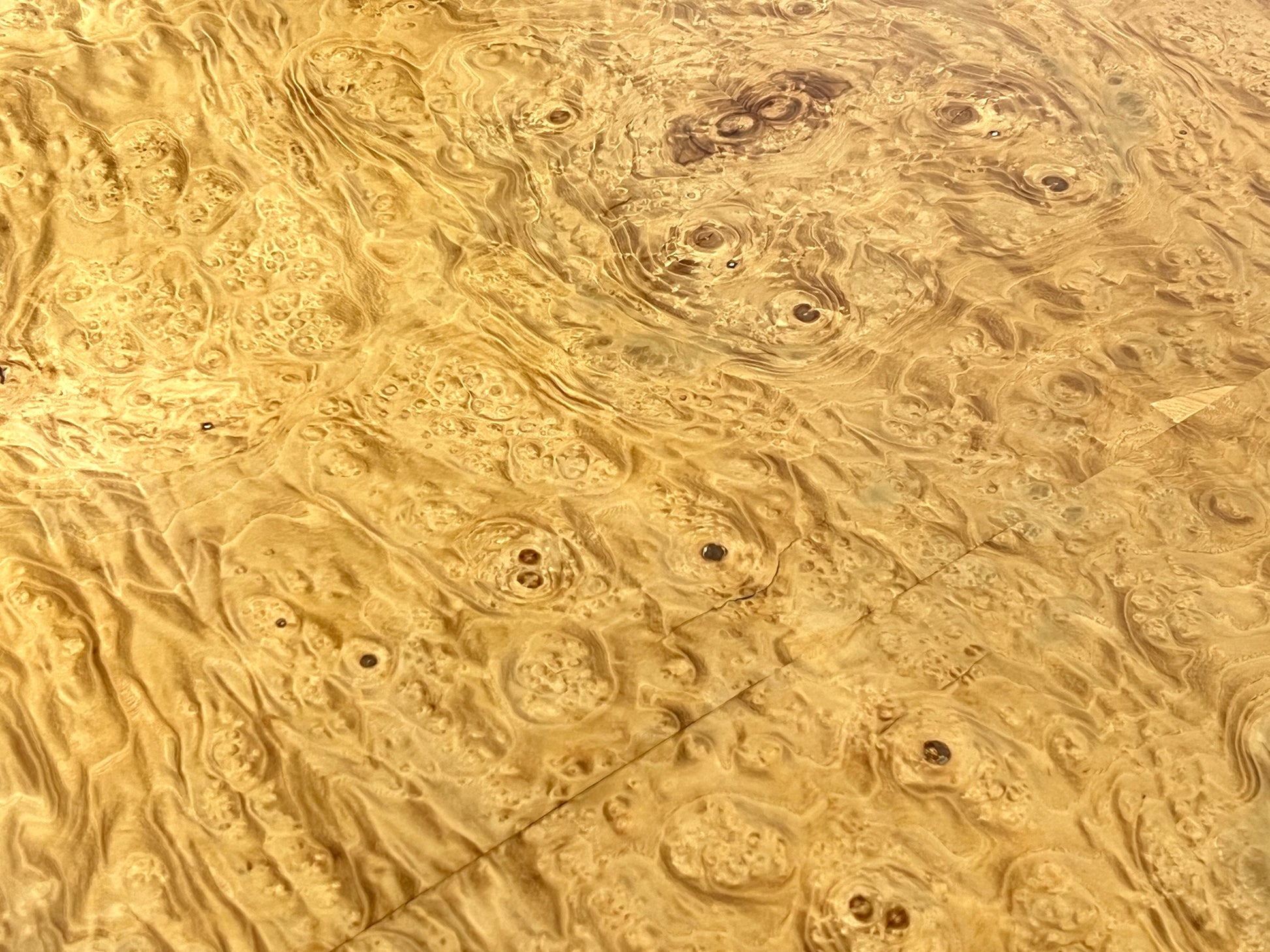 Pieff, 6 Seater Burr Maple Dining Table