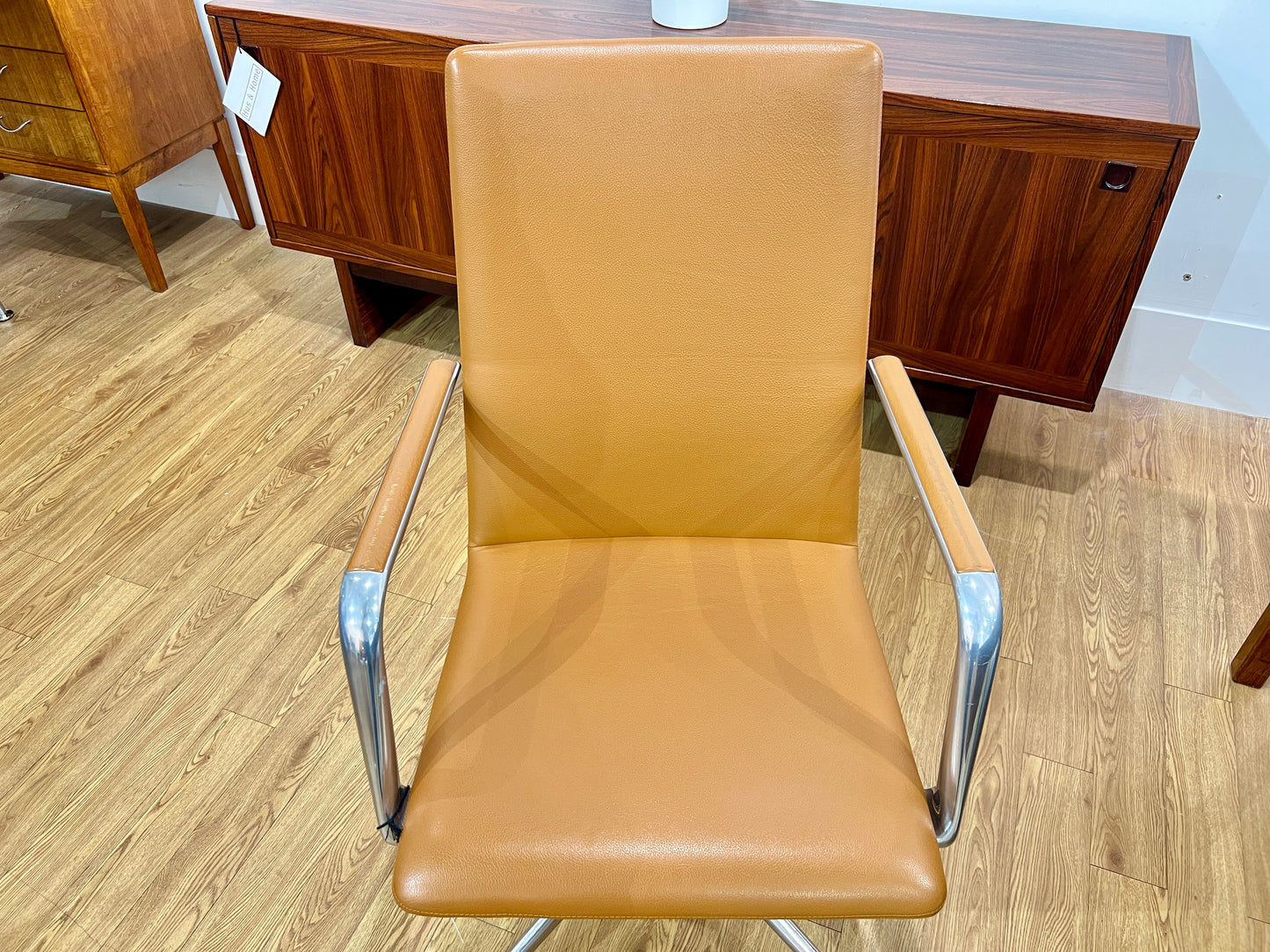 Brunner, Fina Leather Swivel Chair
