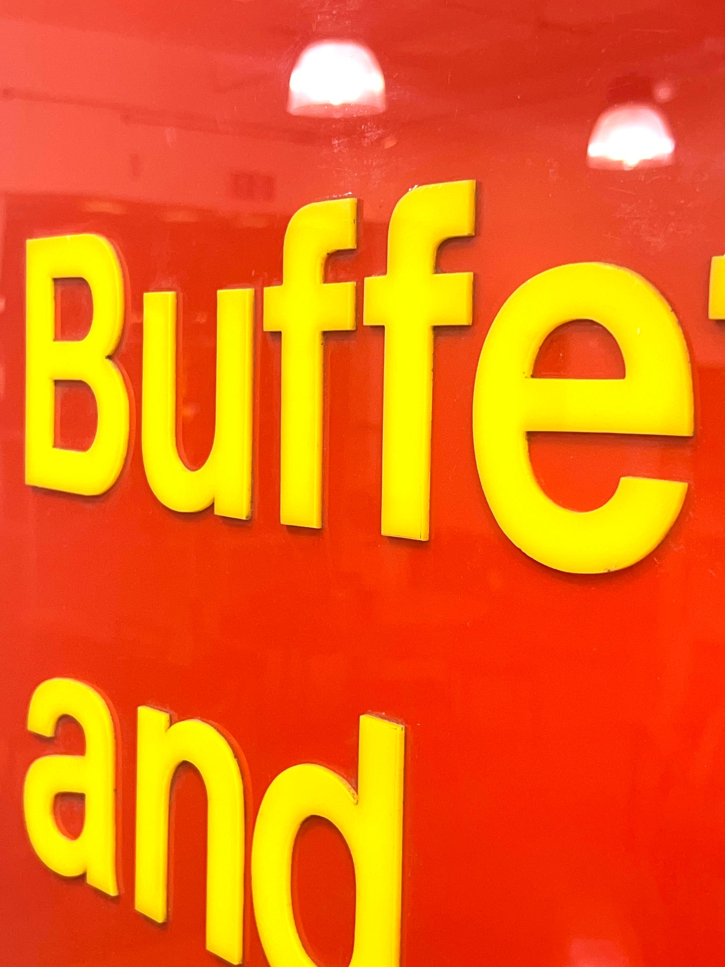 Buffet and Bar, Vintage Fairground / Arcade Sign