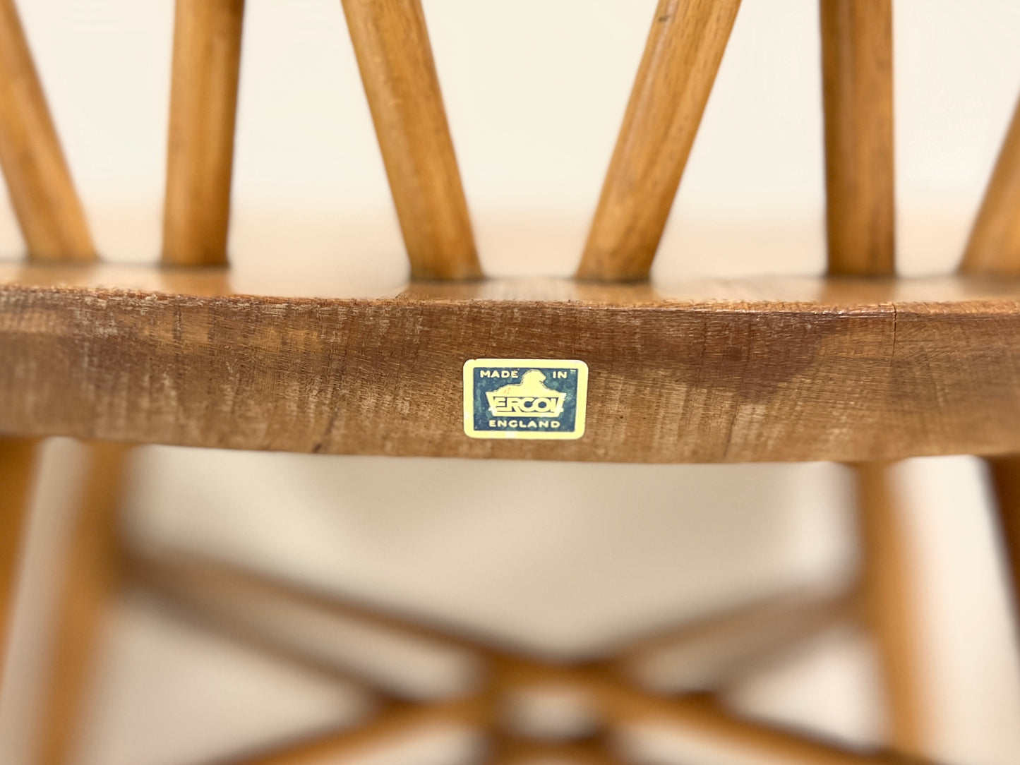 Ercol 376 candlestick dining chairs photo 8