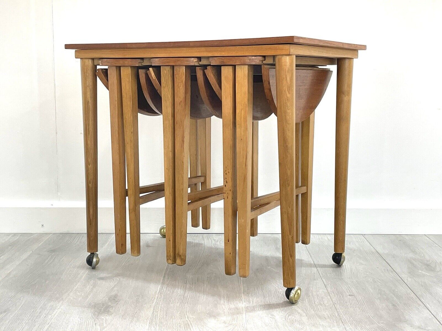 Poul Hundevad, Mid Century, Nesting Folding Tables