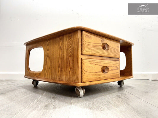 Ercol Model 735, Elm Pandora Coffee Table
