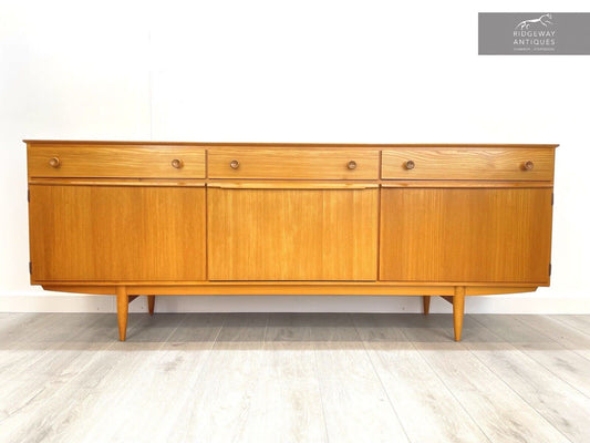 A Vintage Ash, Long Sideboard / Credenza