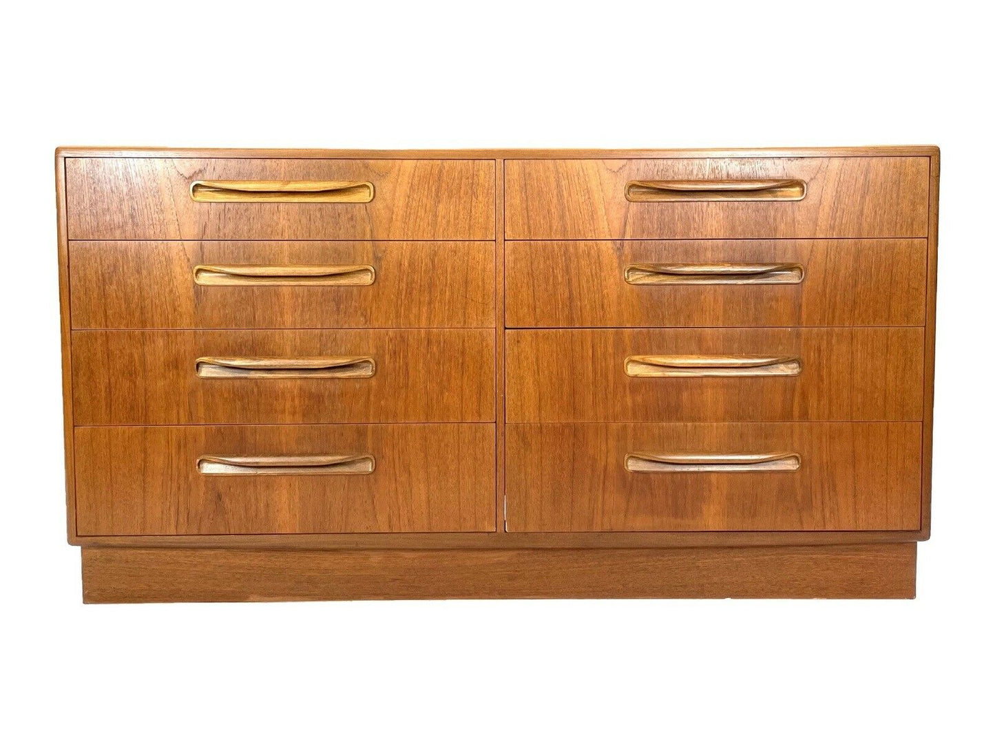 G Plan Fresco, Mid Century Modern, Bank Of 8 Drawers / Chest Of Drawers