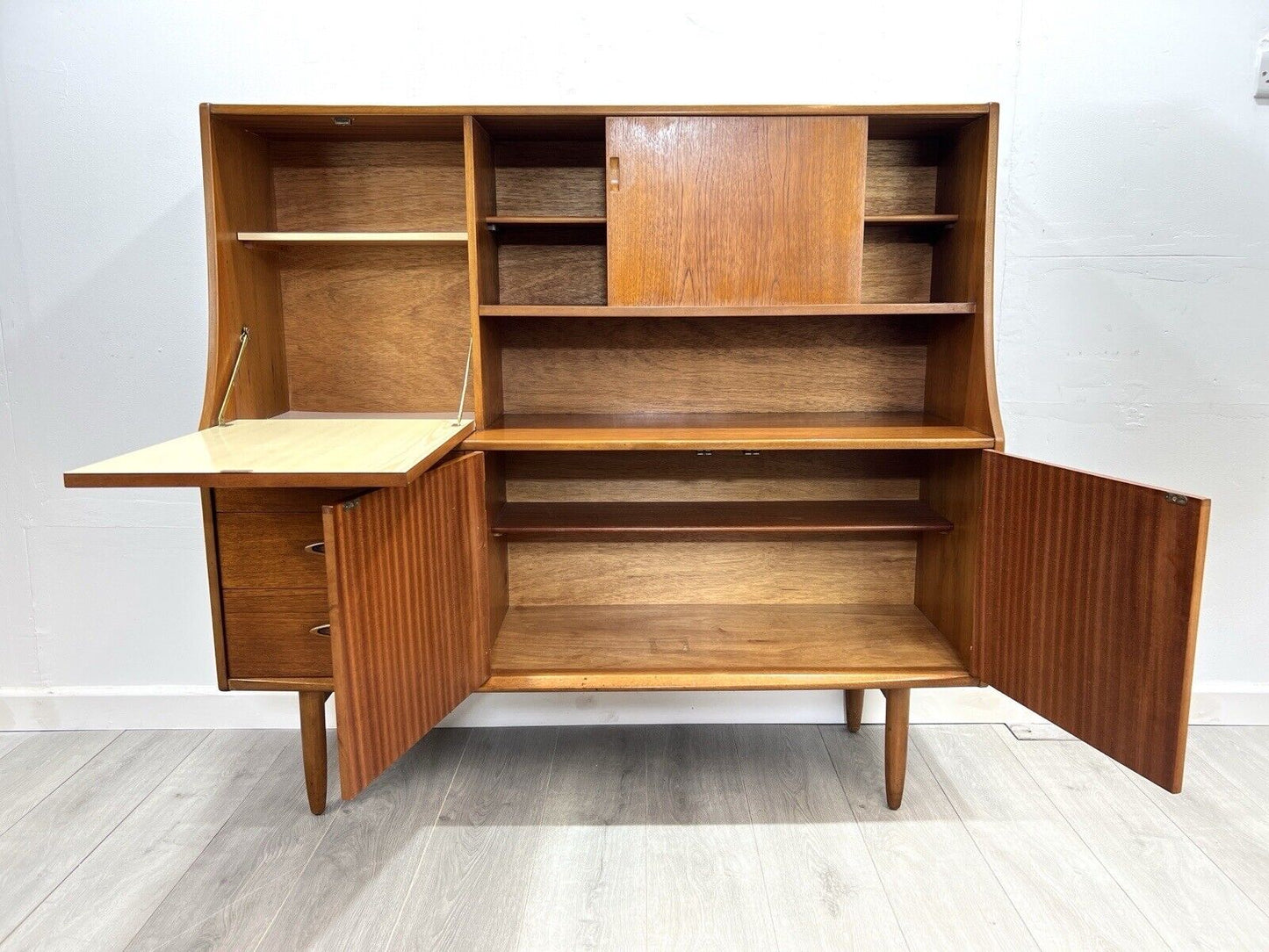 Jentique, Vintage Teak Highboard / High Sideboard