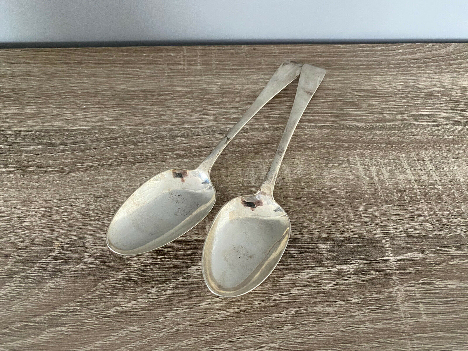 Pair Of 999 Silver Serving Spoons By Percy Whiehouse, Dublin 1839