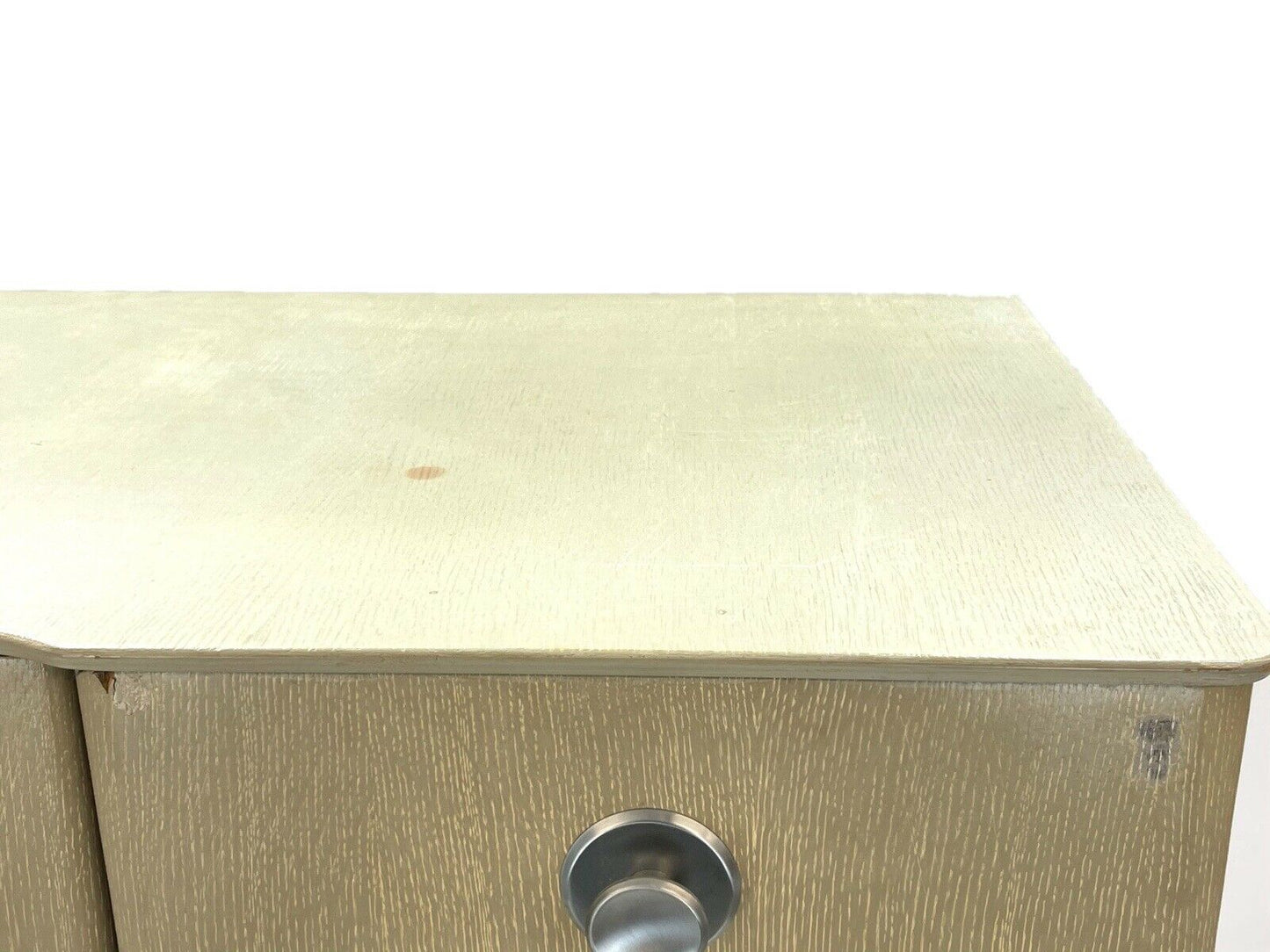 Mid Century, 1960's, 3 Drawer Taupe Coloured Veneer, Bachelors Wardrobe