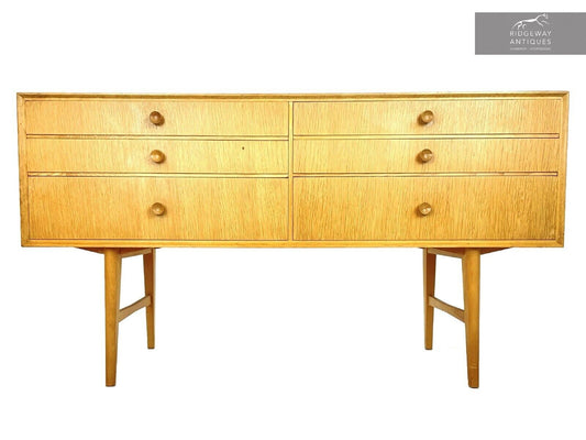 Meredew, Mid Century Modern Compact Sideboard / Chest Of Drawers