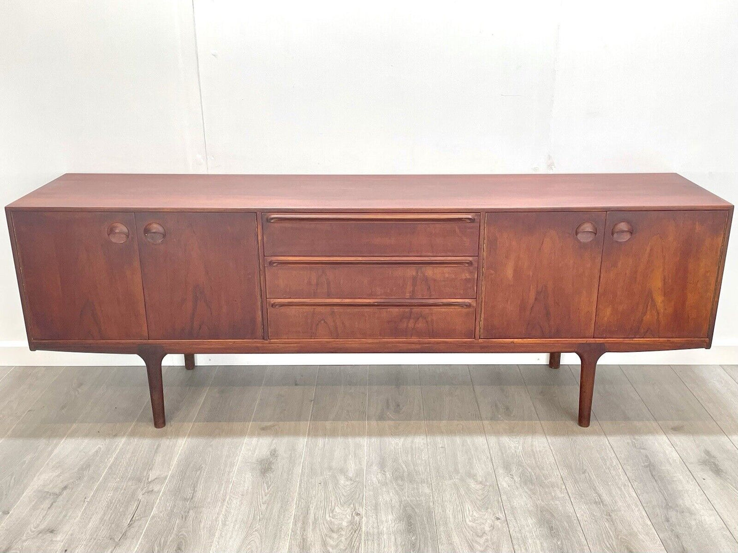 Mcintosh Dunfermline, Mid Century Red Mahogany Sideboard