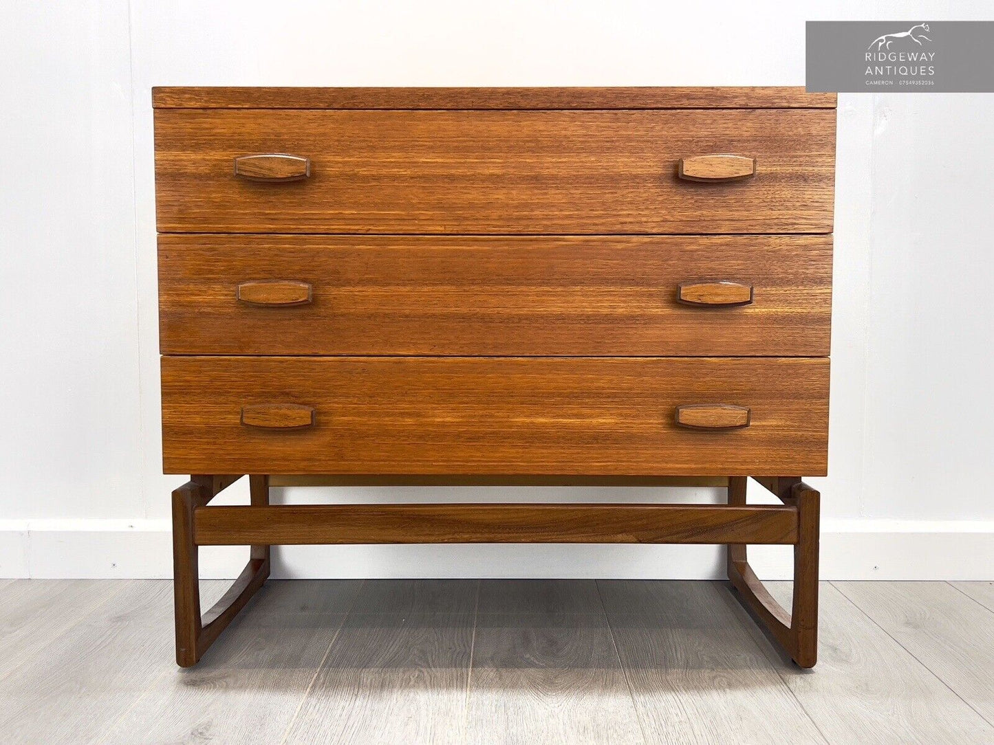 G Plan Quadrille, Mid Century, 3 Drawer Chest of Drawers