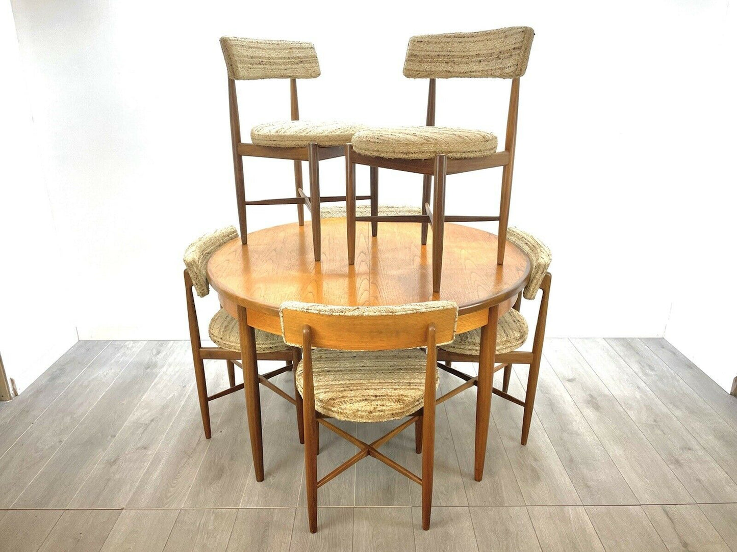 Kofod Larsen for G Plan, Mid Century Dining Table and 6 Chairs